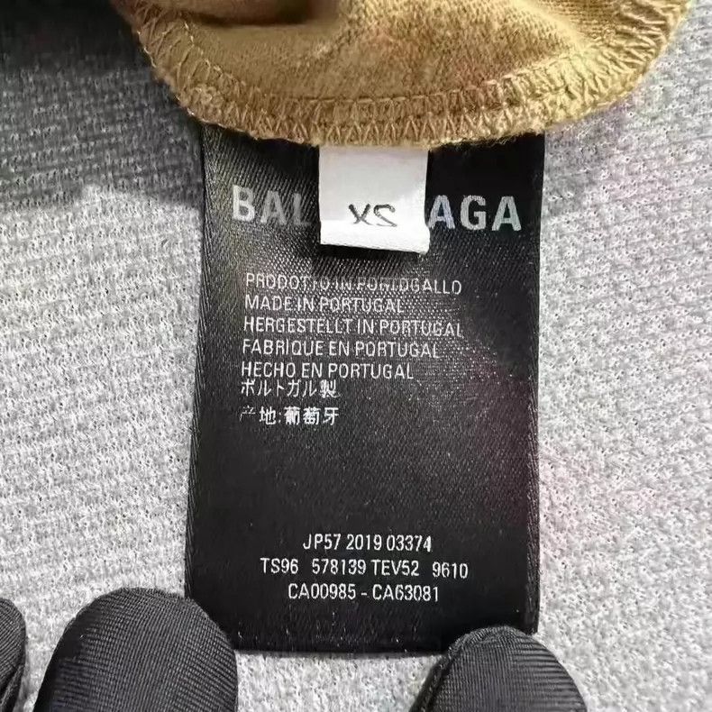 Balenciaga Balenciaga Khaki double B wheat pattern logo short sleeve Size US XS / EU 42 / 0 - 6 Thumbnail