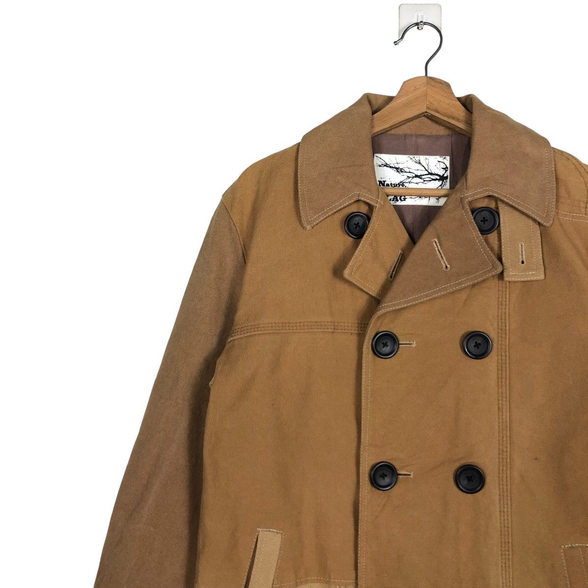 Japanese Brand 🔥VINTAGE DETROIT DUCK CANVAS CHORE JACKET NRF HIDDEN COLLAR Size US S / EU 44-46 / 1 - 9 Thumbnail