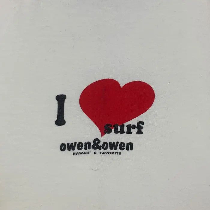 Vintage Vintage OWEN ON OWEN Hawaii Favourite Surf Ringer Tee Shirt Size M / US 6-8 / IT 42-44 - 4 Thumbnail