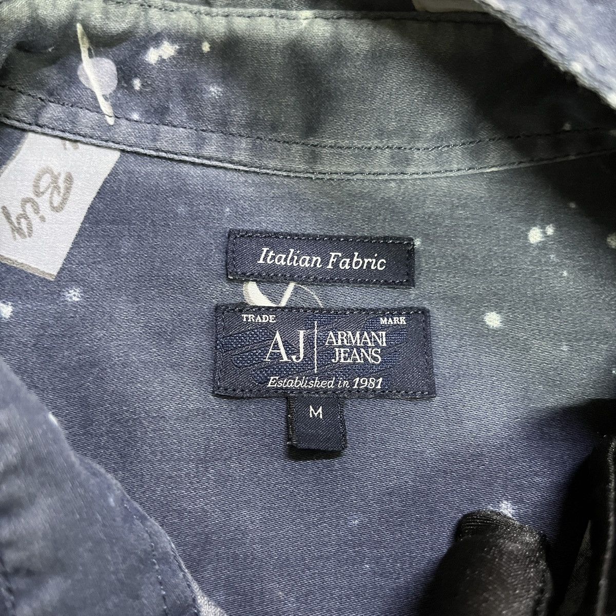 Armani × Giorgio Armani × Vintage Armani Space Exploration Button Up Shirt Size US S / EU 44-46 / 1 - 10 Thumbnail