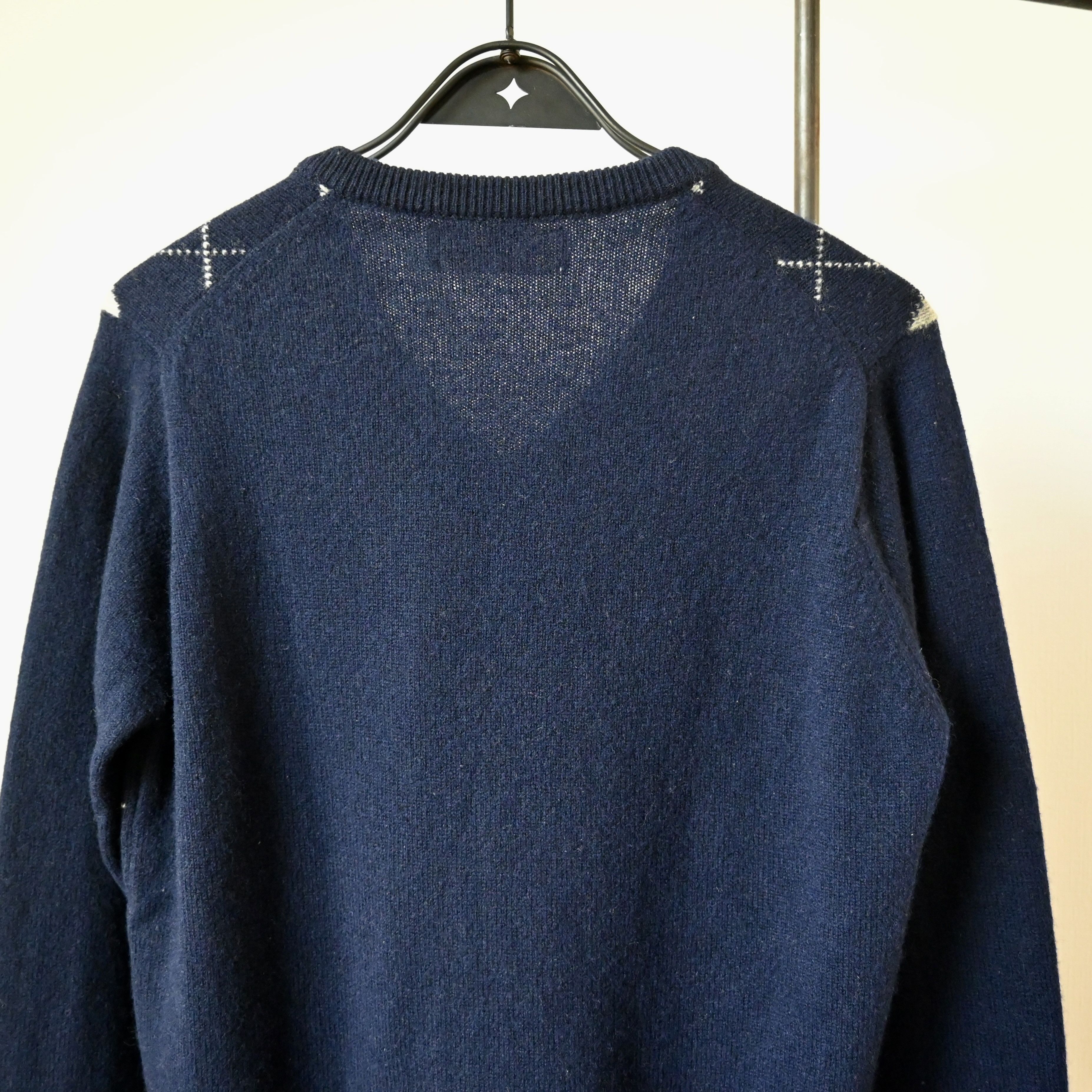 Vintage VTG 1990s BRAEMAR argyle pure wool sweater, made in Scotland Size US S / EU 44-46 / 1 - 3 Thumbnail
