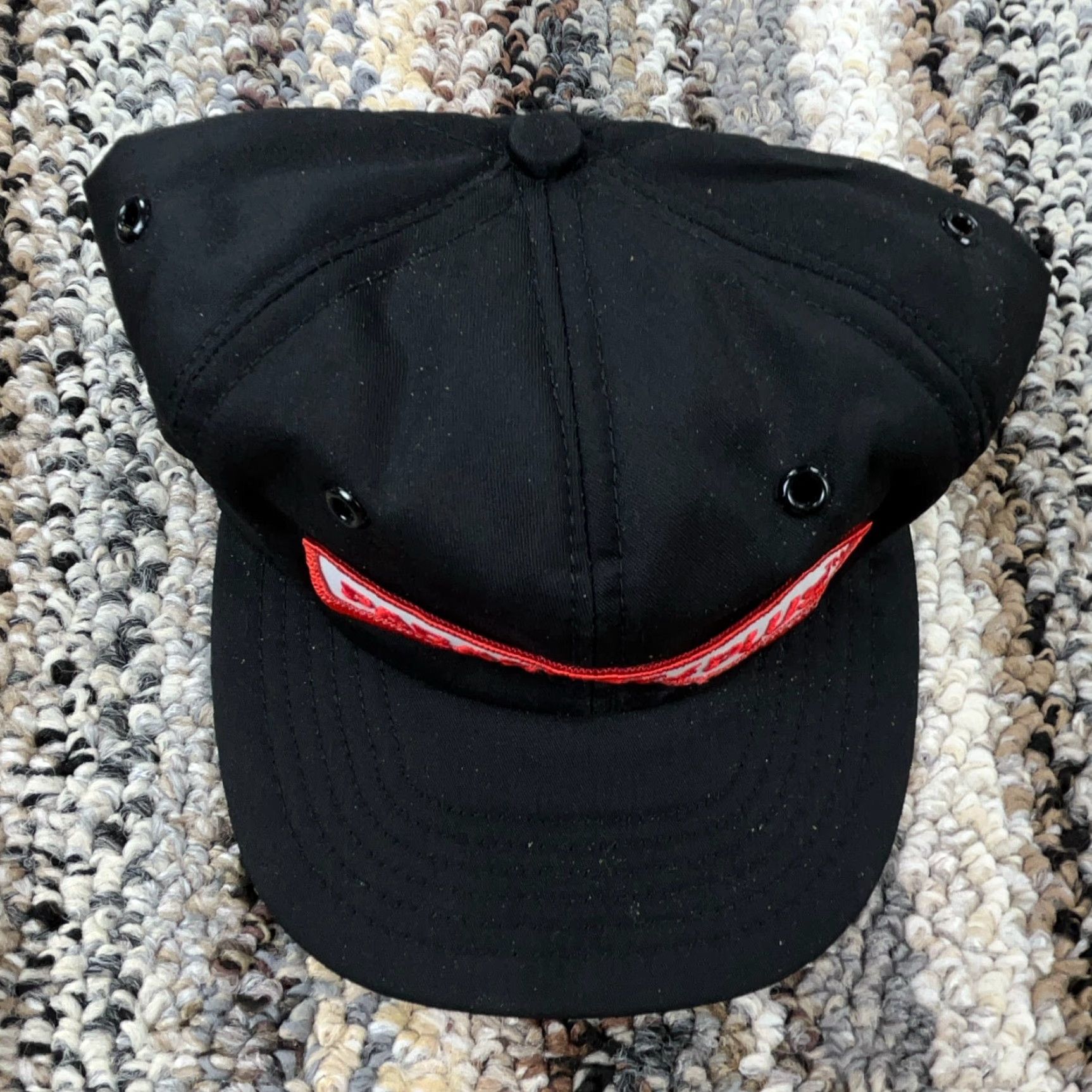 Vintage VINTAGE Farming Trucker Hat Cap Snapback Black USA Seed Crop Farm 1980s 90s G Trucker Hat Men Adjustable Size ONE SIZE - 3 Thumbnail