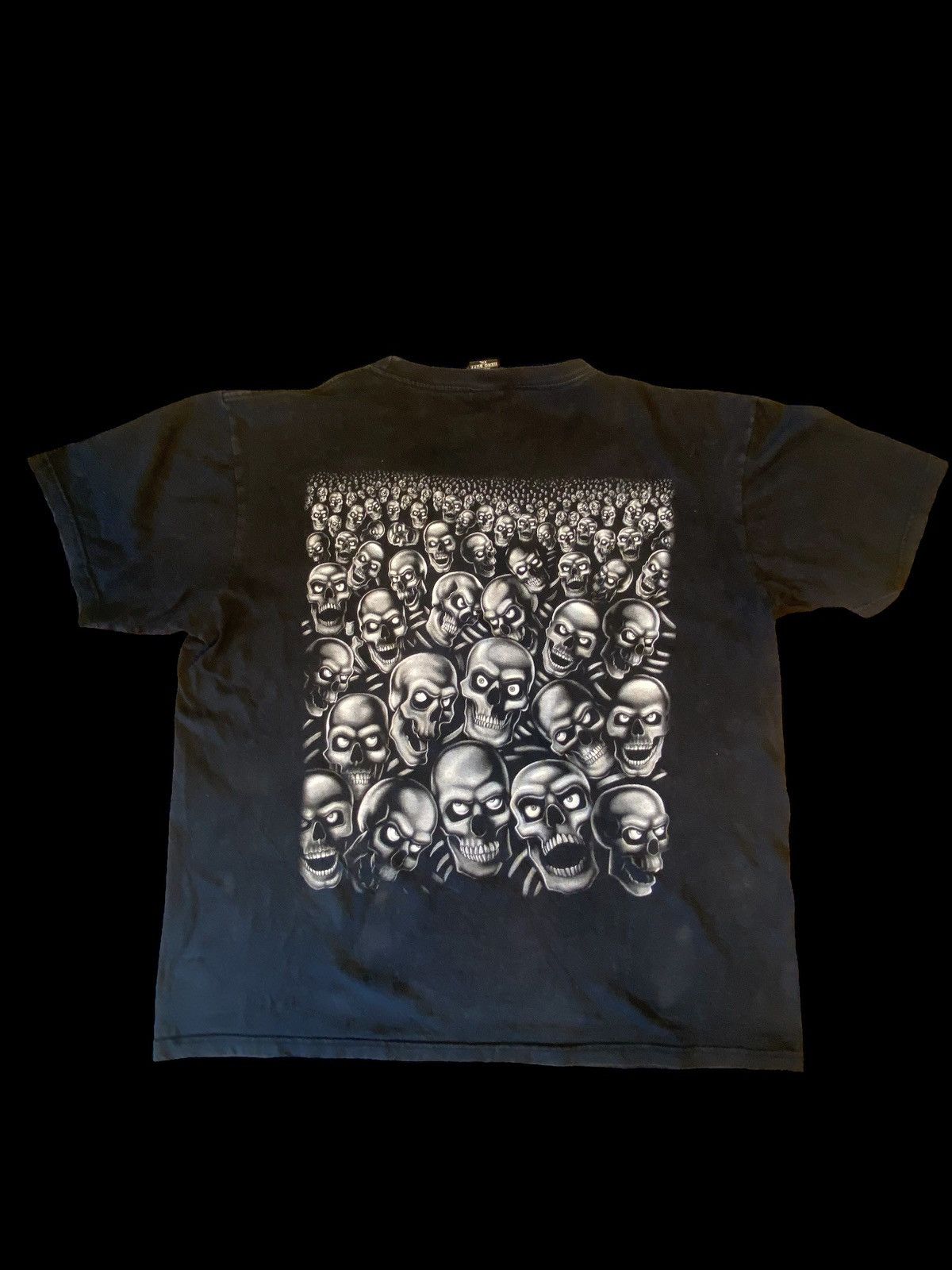 Vintage Vintage Y2K Hero Buff Blue Skull Stack Pile Shirt XXL Size US XXL / EU 58 / 5 - 2 Thumbnail