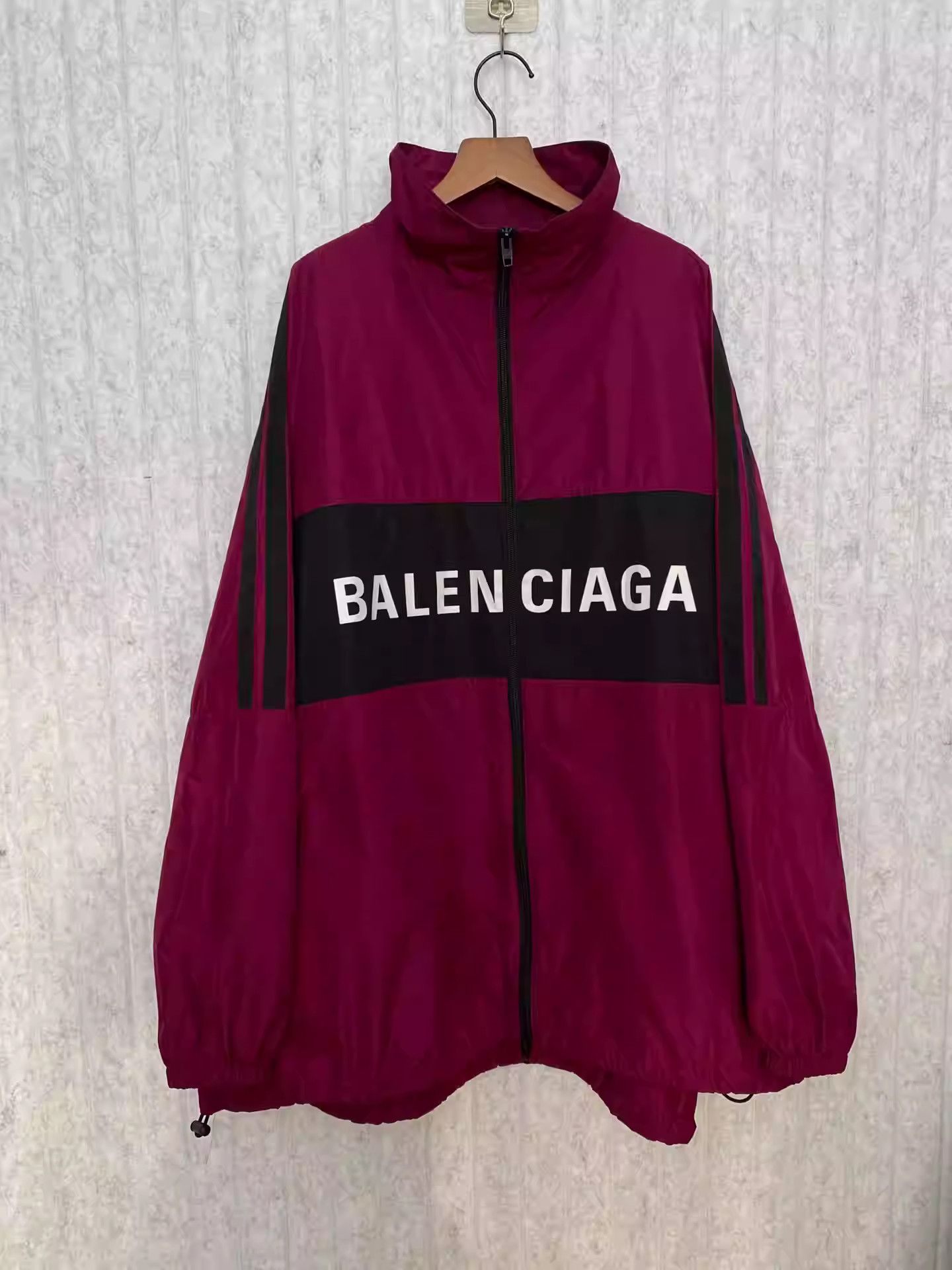 Balenciaga windbreaker mens purple online