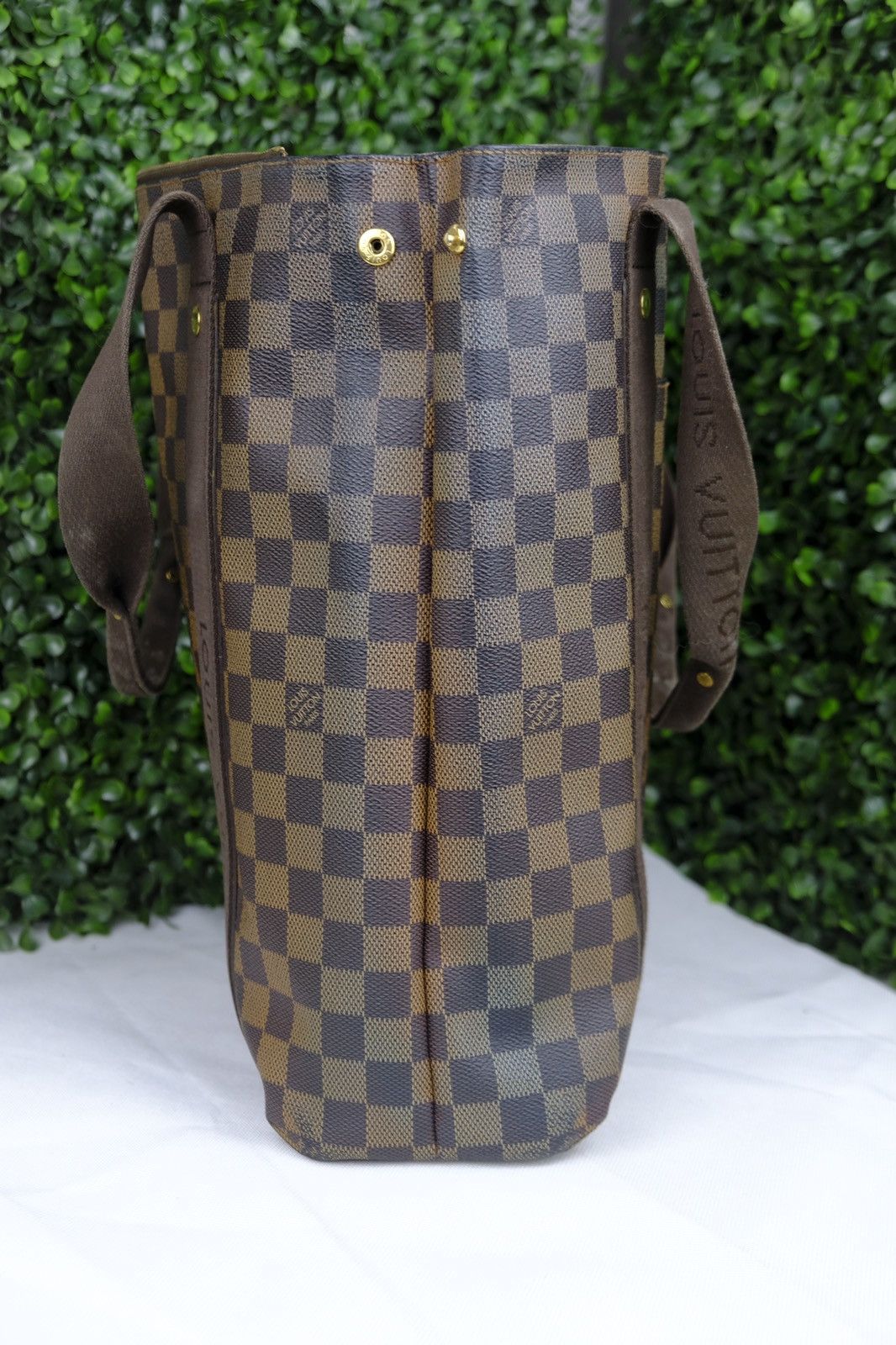 Louis Vuitton Louis Vuitton Damier Ebene Cabas Beaubourg Tote Bag Size ONE SIZE - 8 Thumbnail