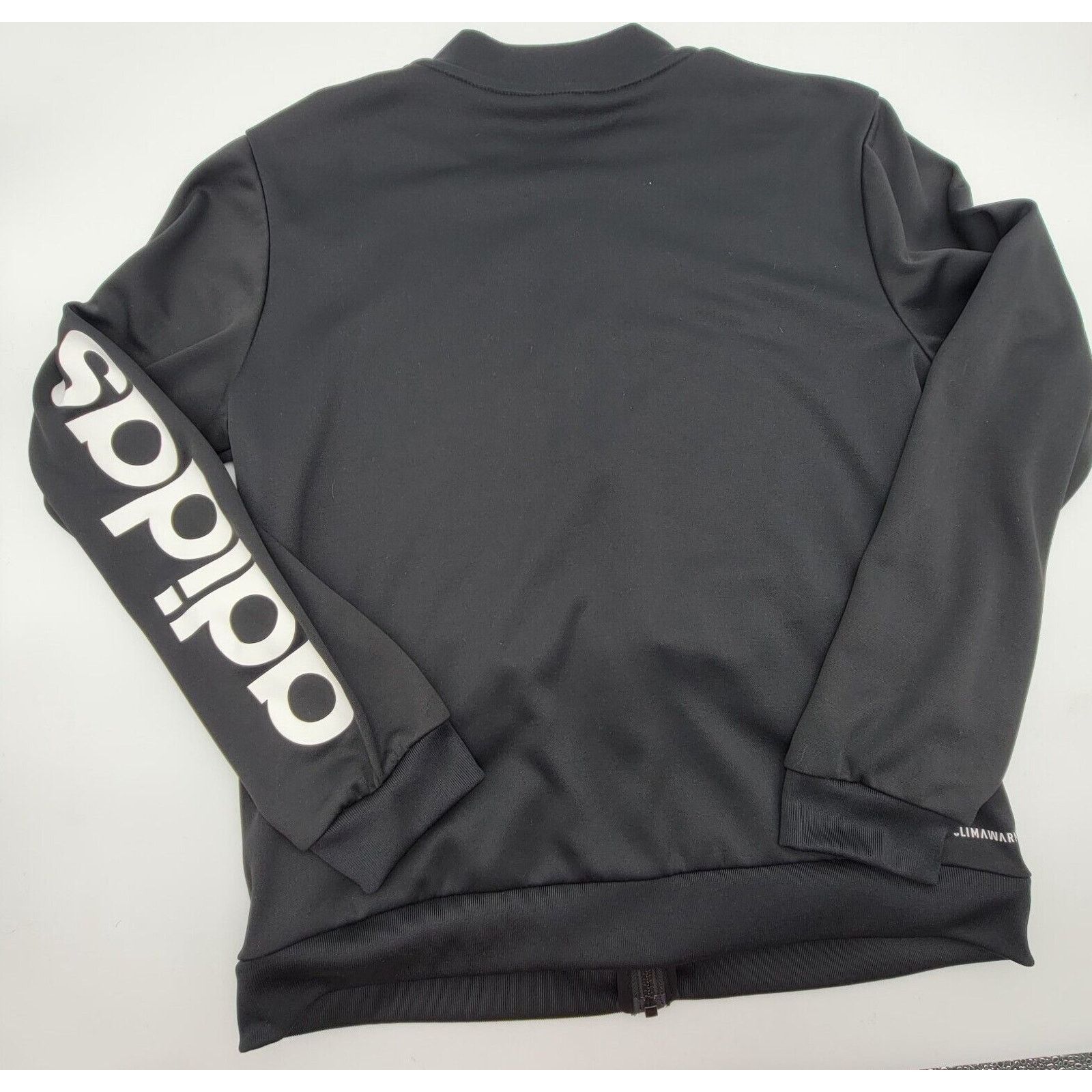 Adidas Adidas Black Zip Up Sweater Jacket Women’s Climawarm Sz L Size L / US 10 / IT 46 - 2 Thumbnail