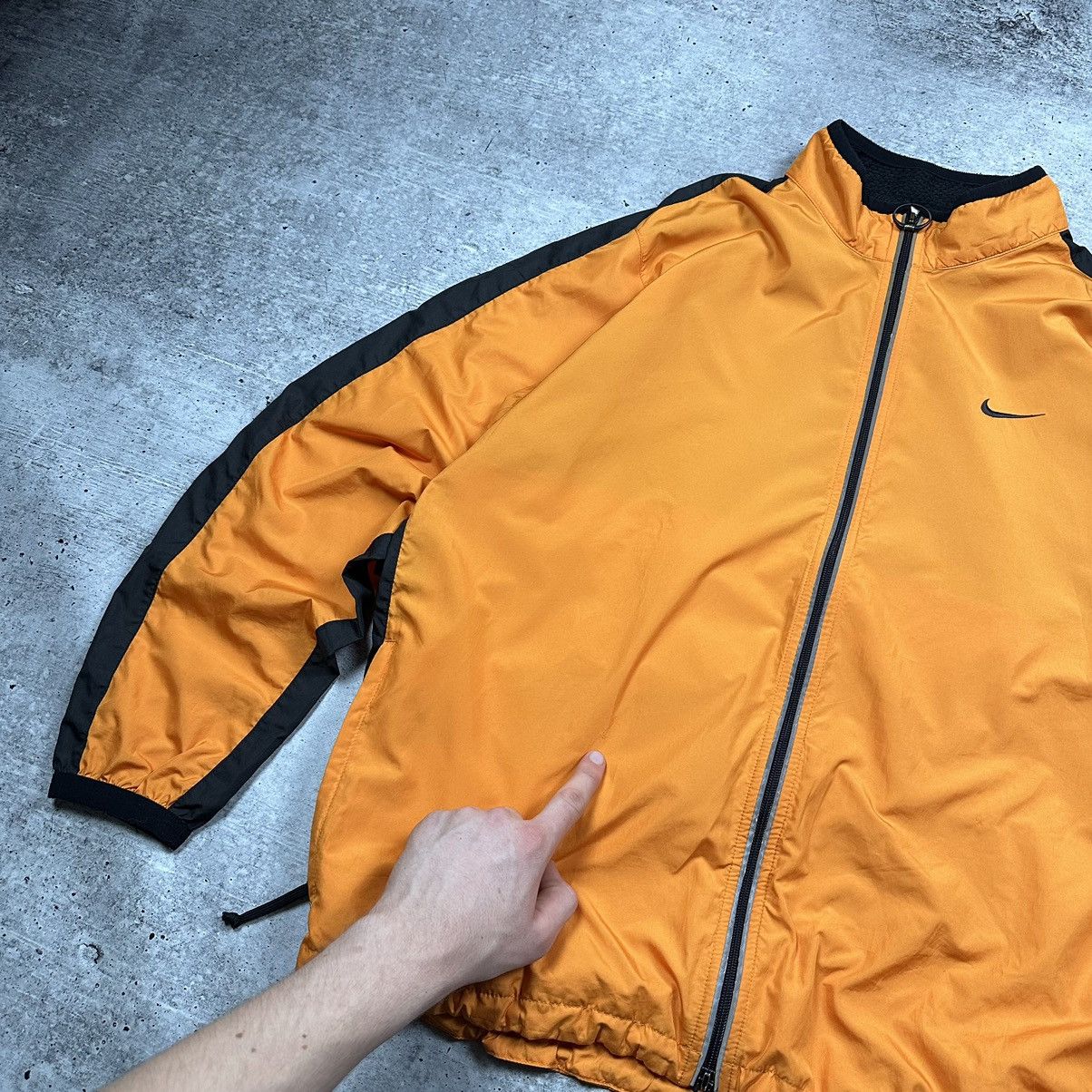 Nike Vintage 90s Nike Zipper Track Jacket Swoosh Logo Clima Fit Size US XL / EU 56 / 4 - 7 Thumbnail