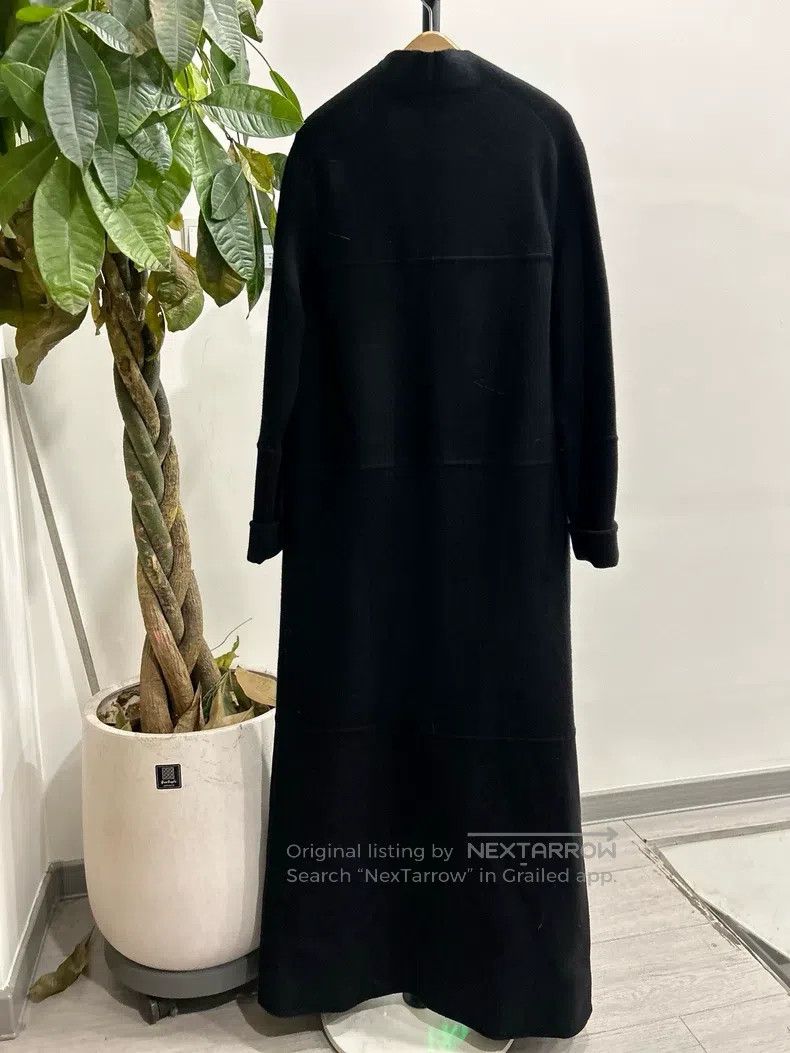The Row The Row Black wool long knit coat Size XS / US 0-2 / IT 36-38 - 4 Thumbnail