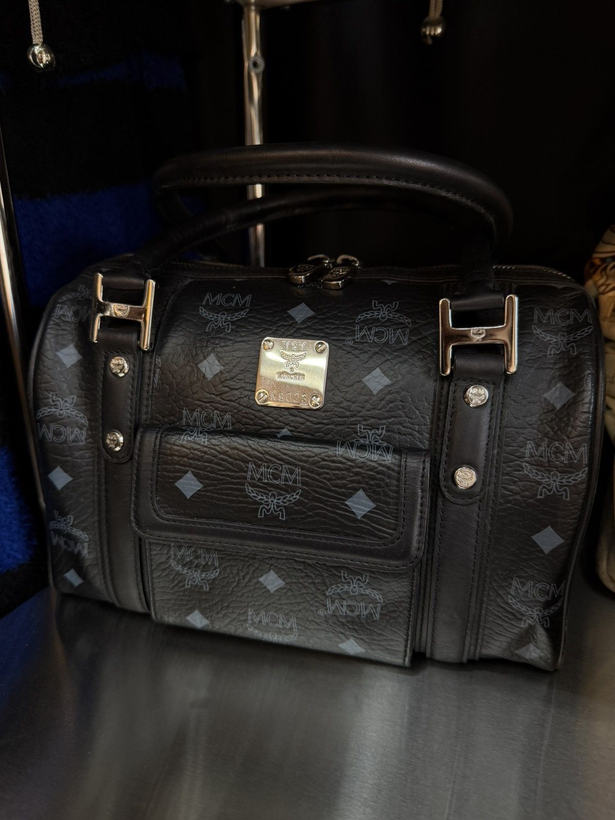 MCM MCM Logo Monogram Handbag Size ONE SIZE - 6 Thumbnail