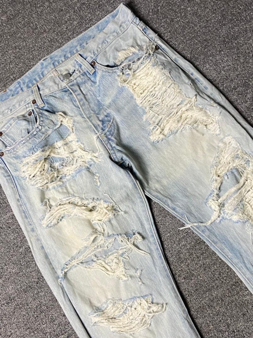 Japanese Brand RNA Alternative Syndrom Ripped Jeans (143) Size US 32 / EU 48 - 8 Thumbnail