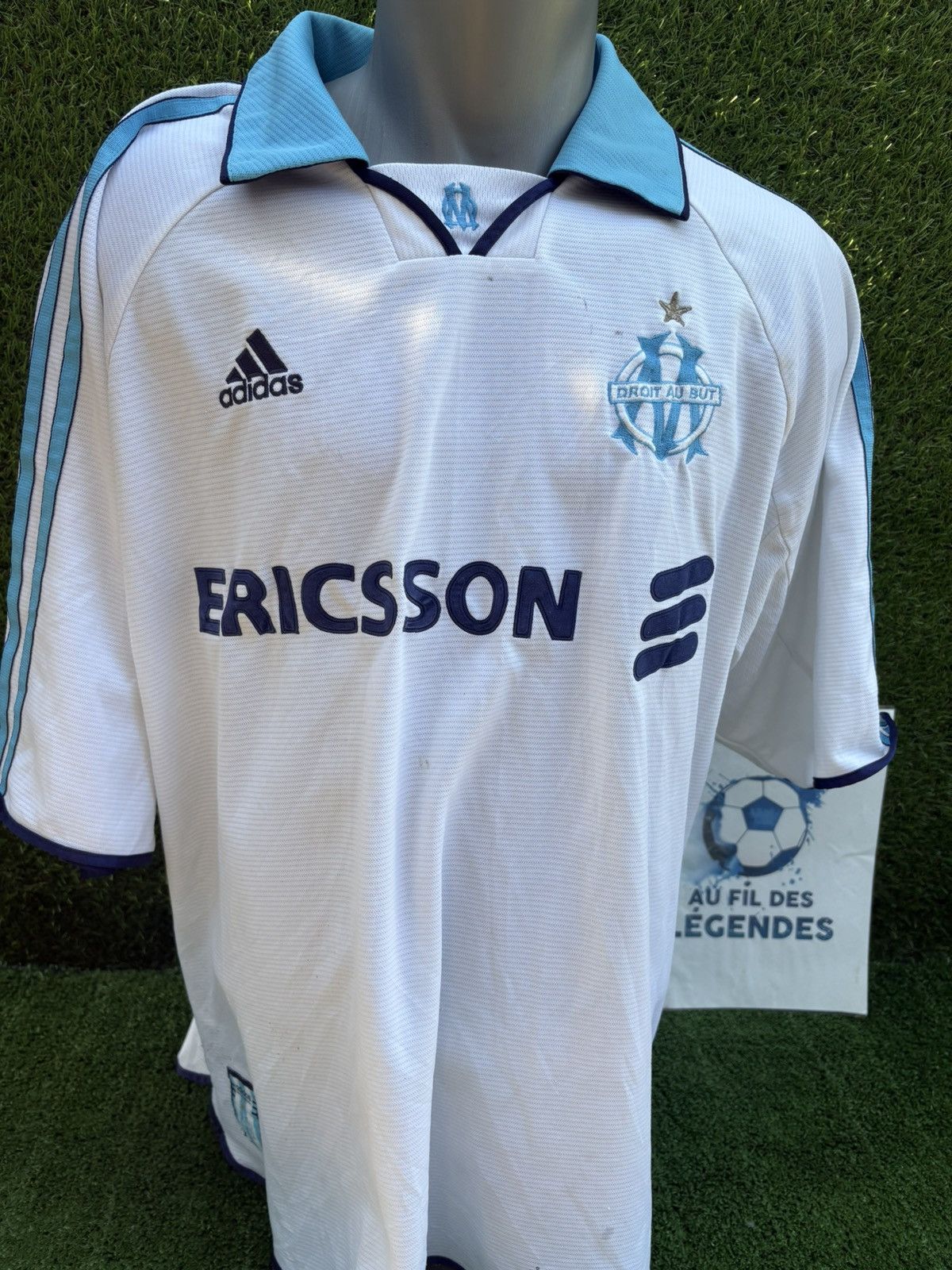Adidas Jersey marseille vintage Size US XL / EU 56 / 4 - 1 Thumbnail