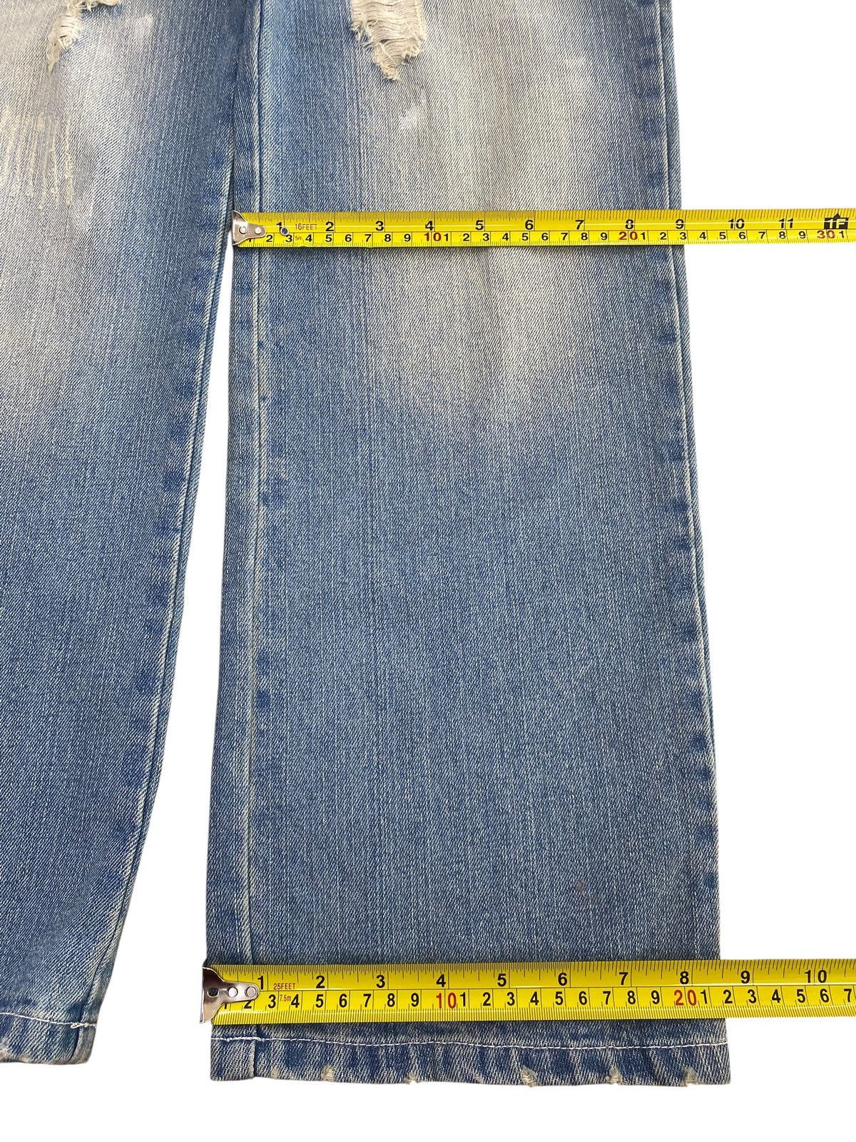 Other America & First Brand Ripped Faded Wash Style Baggy Jeans Size US 30 / EU 46 - 8 Thumbnail
