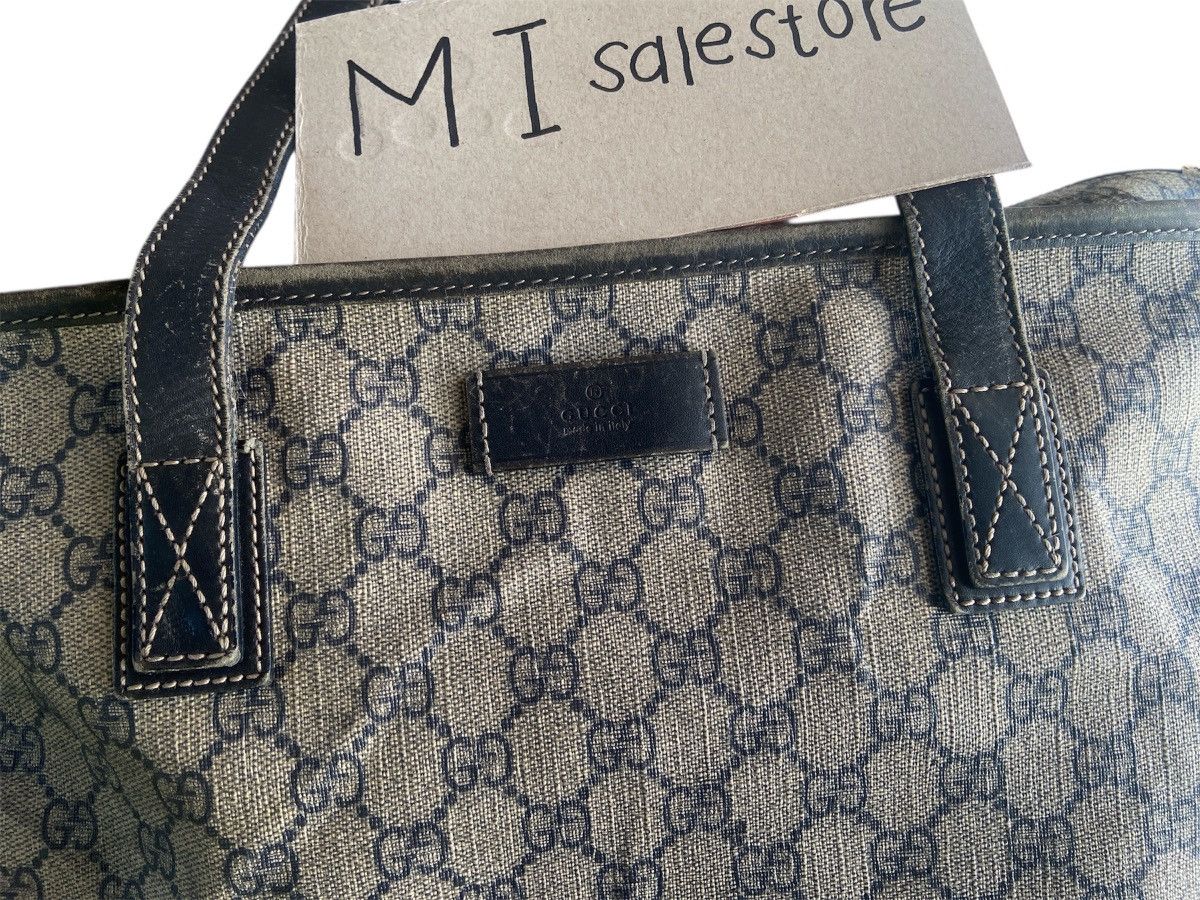 Balenciaga × Gucci GUCCI GG supreme canvas tote bag Authentic Size ONE SIZE - 3 Thumbnail