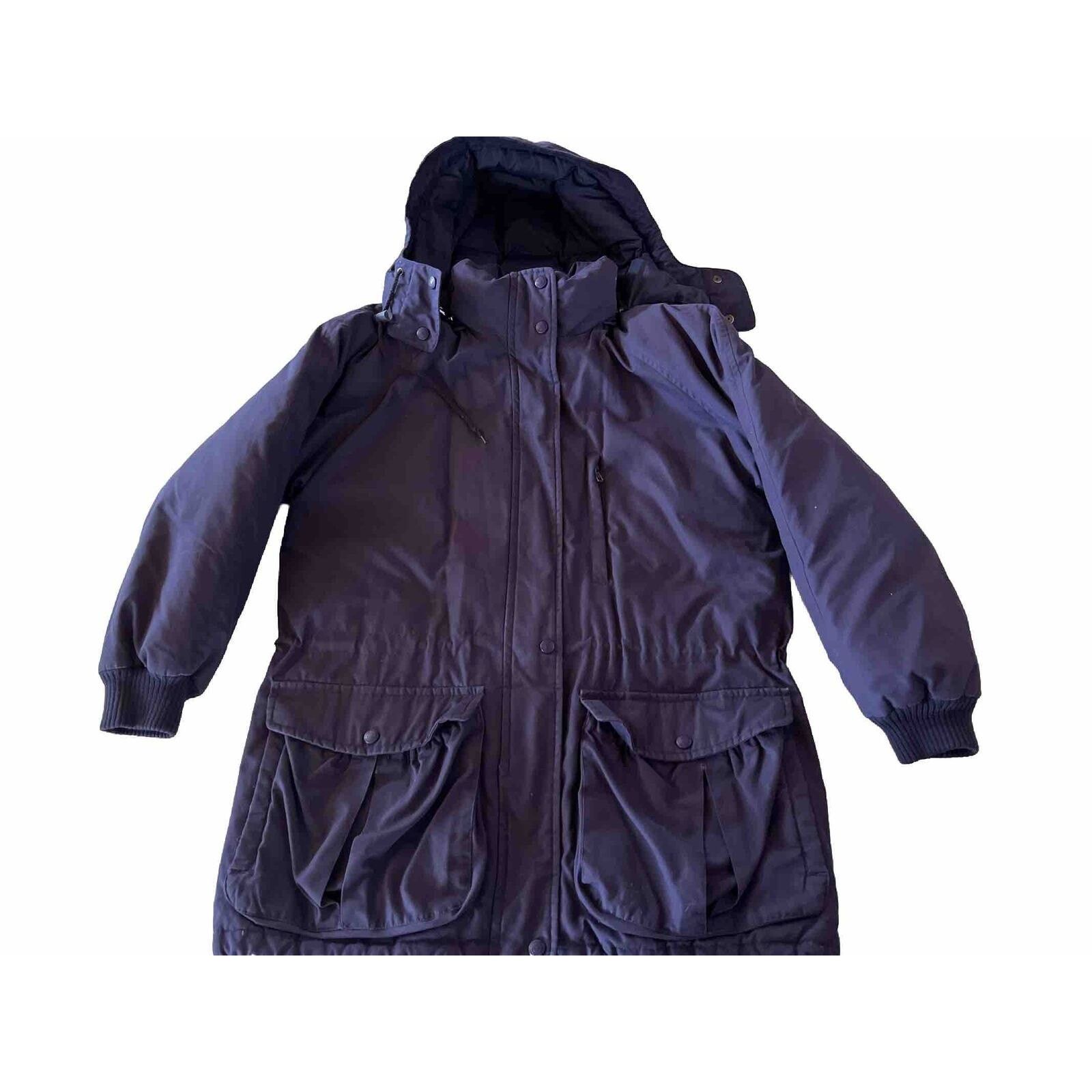 Eddie Bauer Eddie Bauer Vintage Women’s Large Purple LS Goose Down Coat Size L / US 10 / IT 46 - 4 Thumbnail