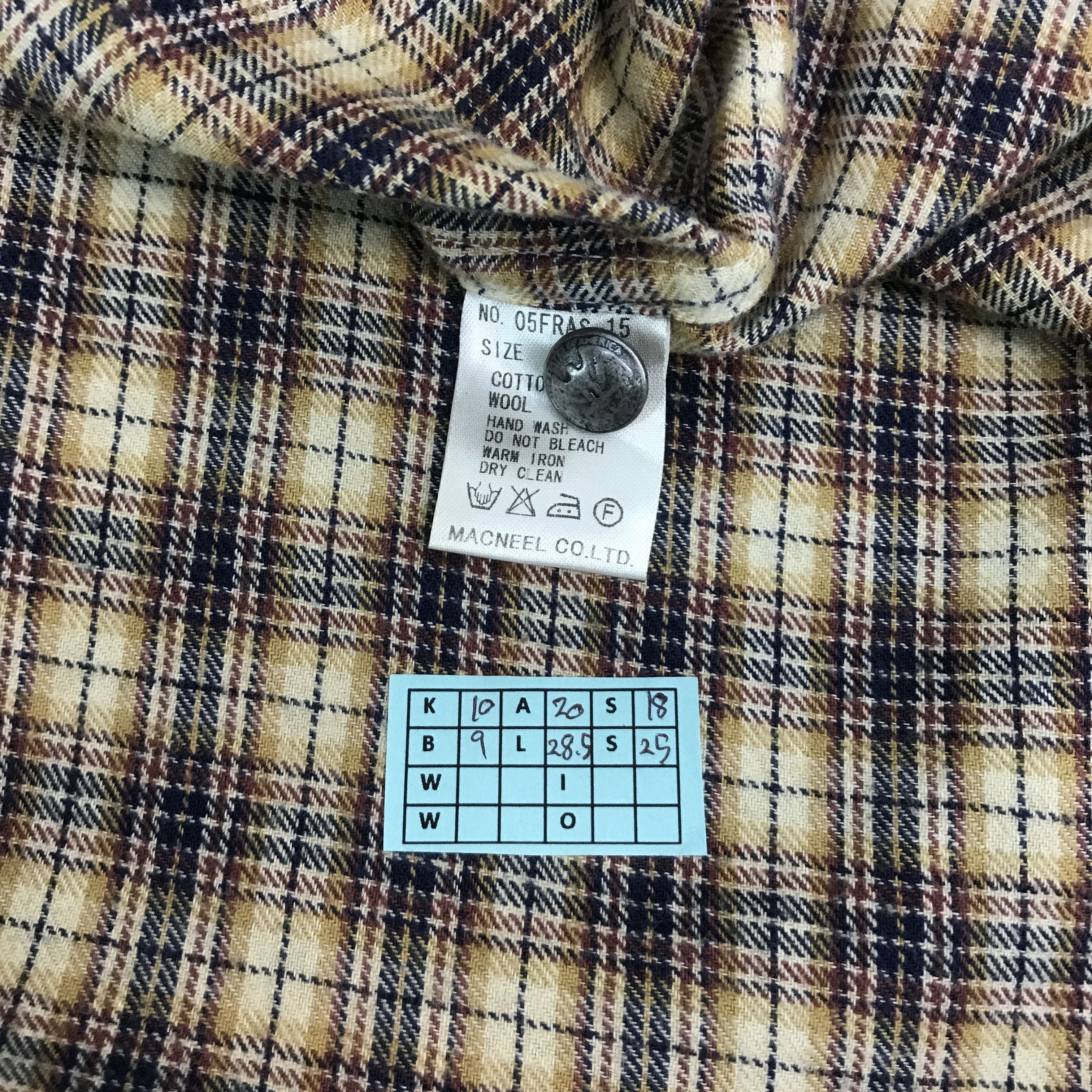 If Six Was Nine ROAR FLANNEL RUSTY STYLE PUNK BUTTON UP SHIRTS Size US M / EU 48-50 / 2 - 12 Thumbnail