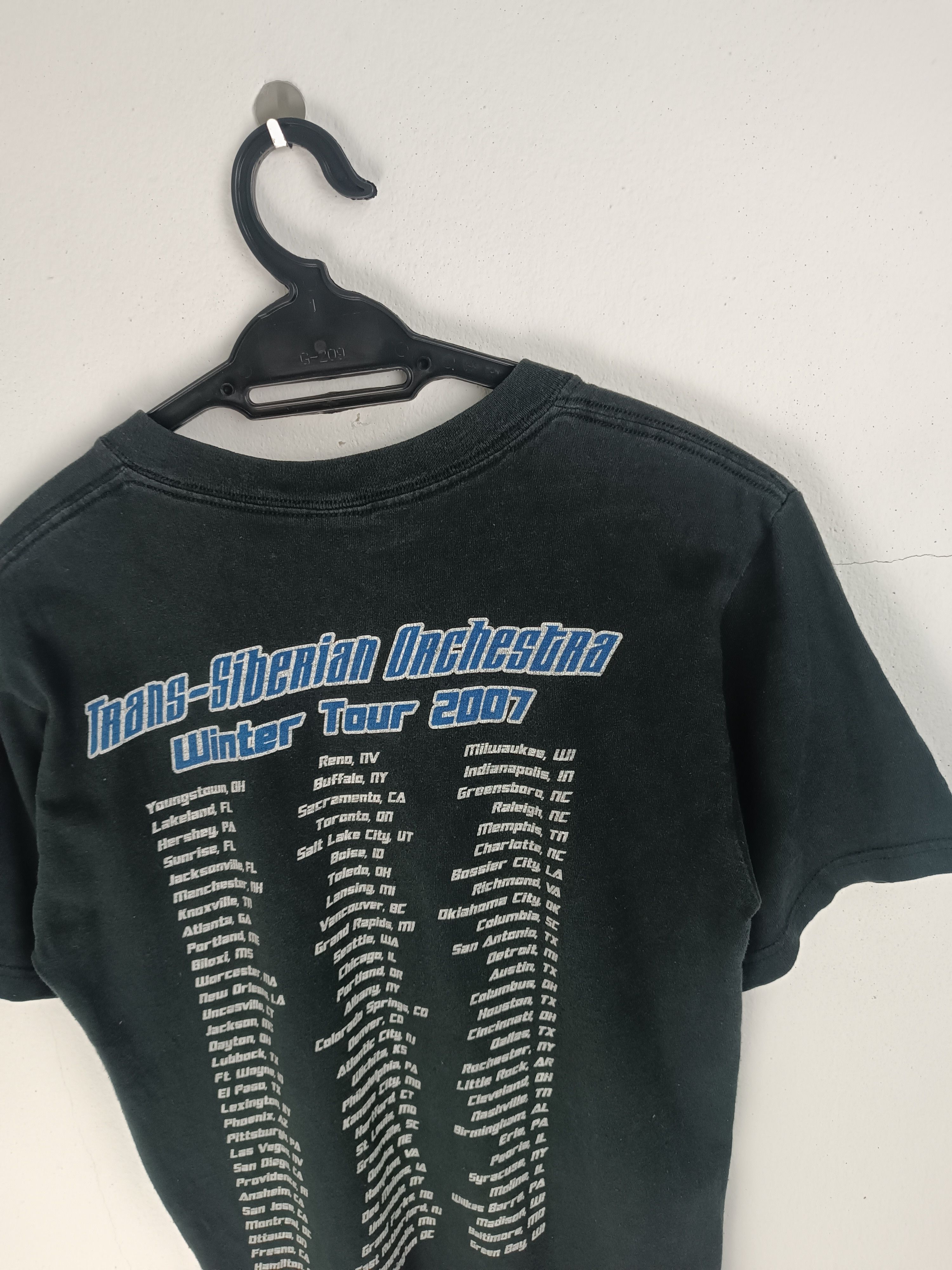 Band Tees VINTAGE '07 TRANS-SIBERIAN ORCHESTRA testament creed nirvana Size US S / EU 44-46 / 1 - 14 Thumbnail