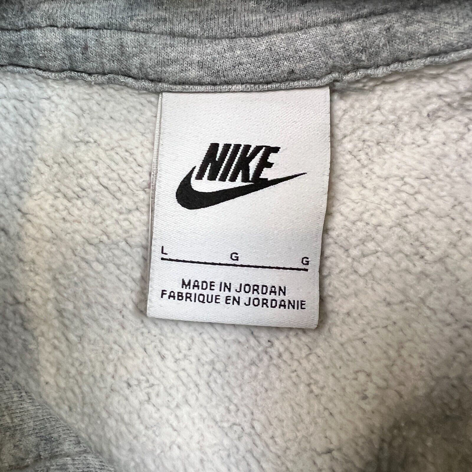 Nike × Vintage Nike Sportswear Hoodie Large Swoosh Fleece Pullover Hooded Size US L / EU 52-54 / 3 - 5 Thumbnail