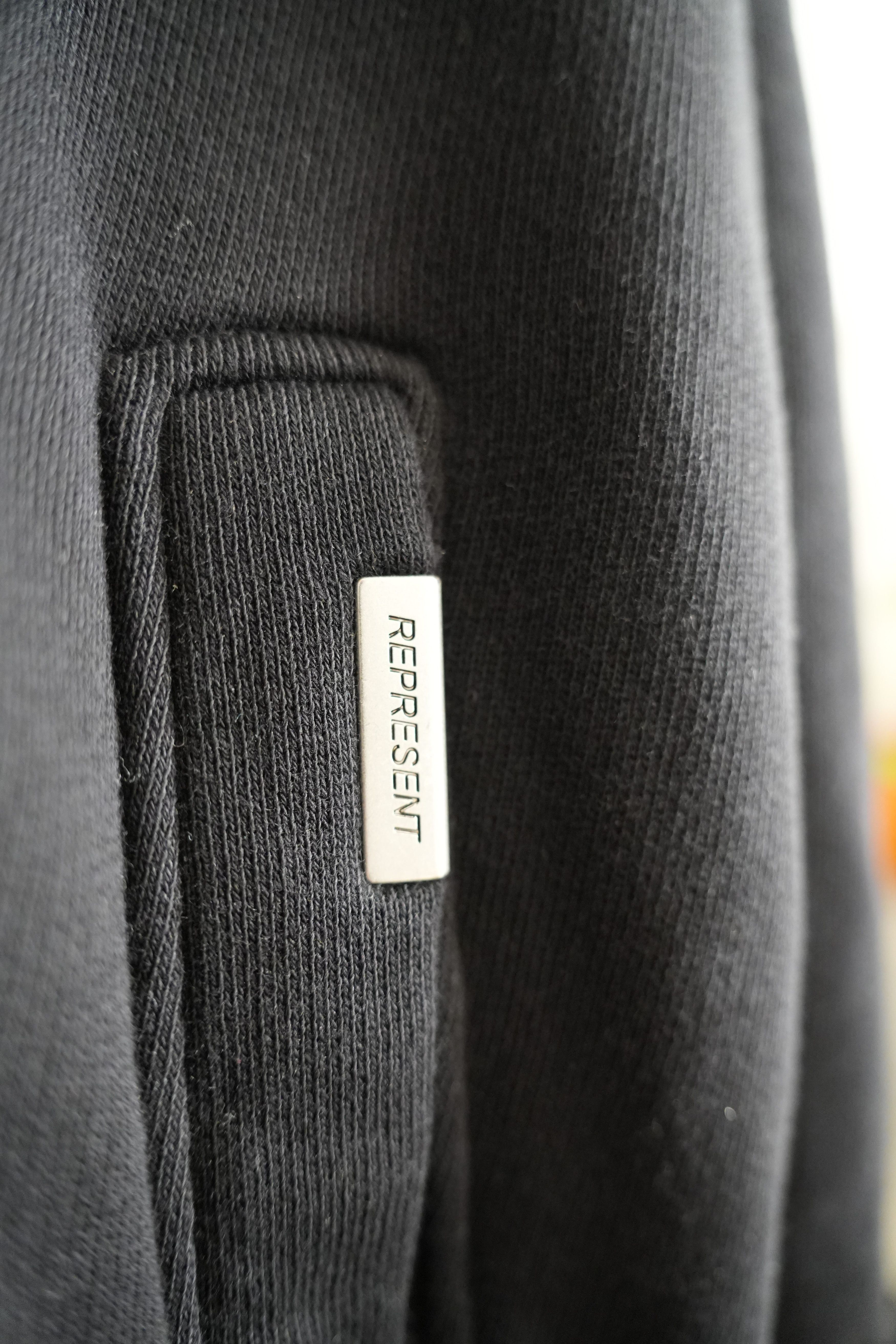 Represent Clo. Represent Blank Bomber Jacket Vintage Black Size US L / EU 52-54 / 3 - 3 Thumbnail