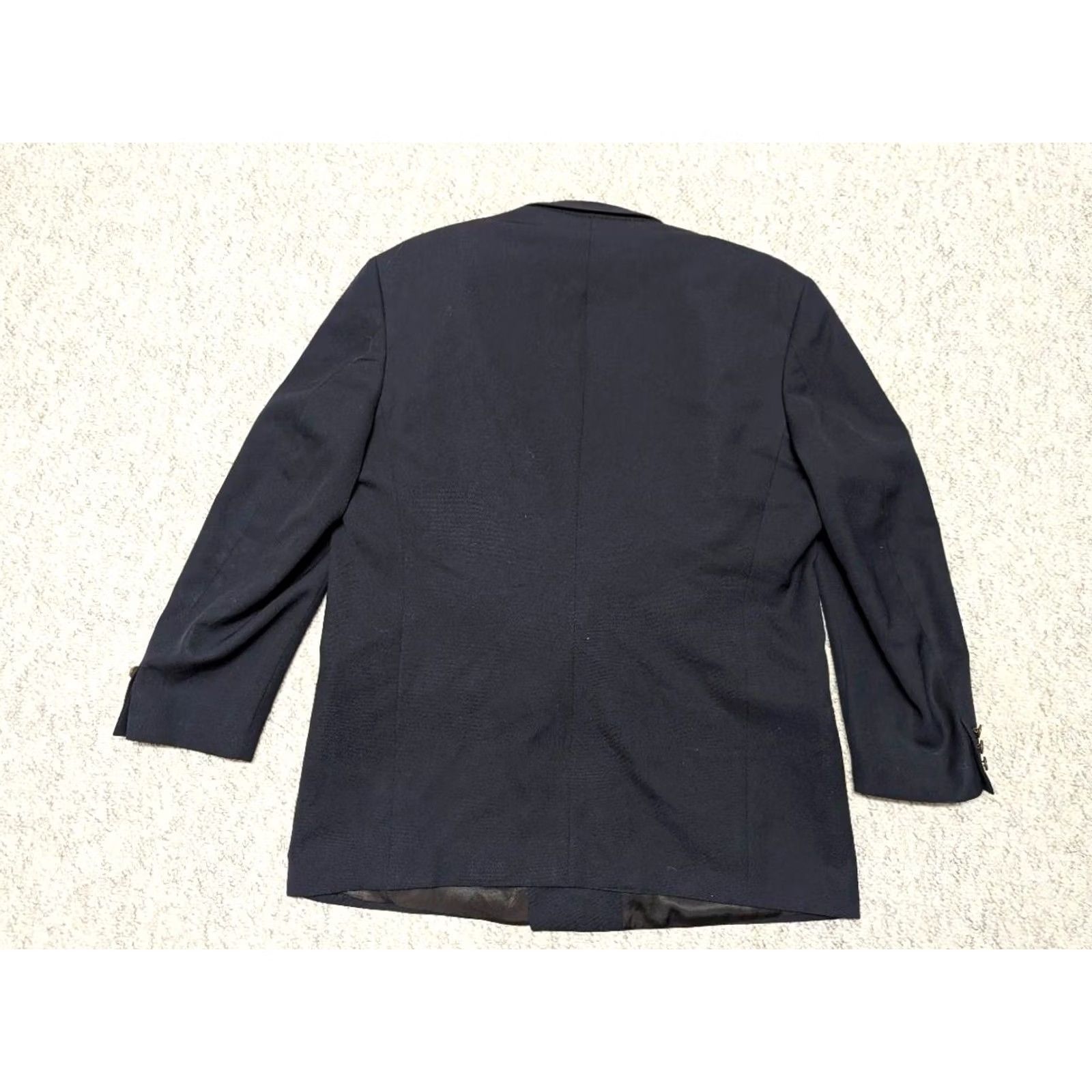 Pierre Cardin VINTAGE Pierre Cardin blazer jacket Navy blue double-breasted 44R Wool Wool Blazer Men USMade Navy Mens Size 44R - 2 Thumbnail