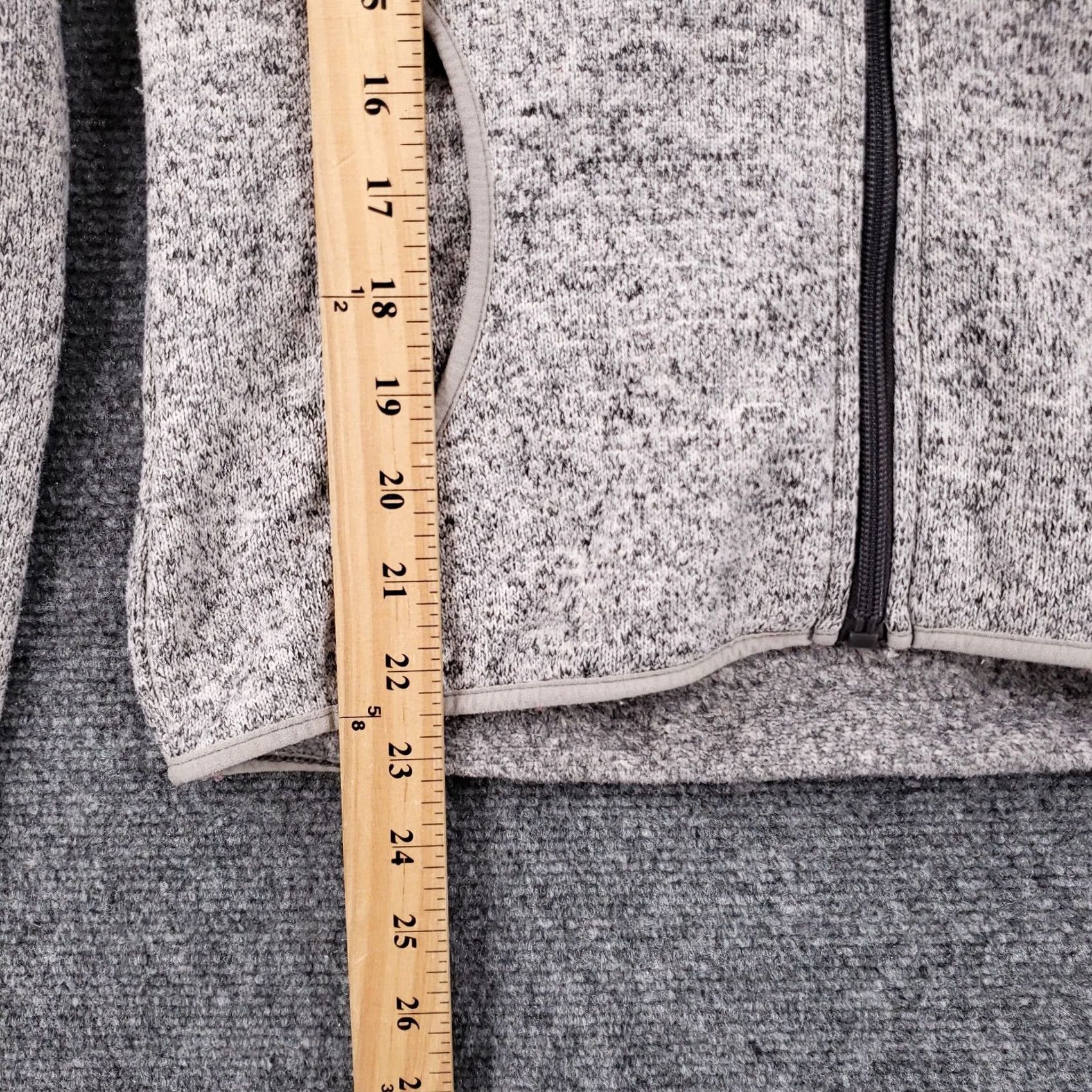 Eddie Bauer Eddie Bauer Sweater Women S Gray Full Zip Fleece Mock Neck Heather Outdoor Small Size S / US 4 / IT 40 - 5 Thumbnail