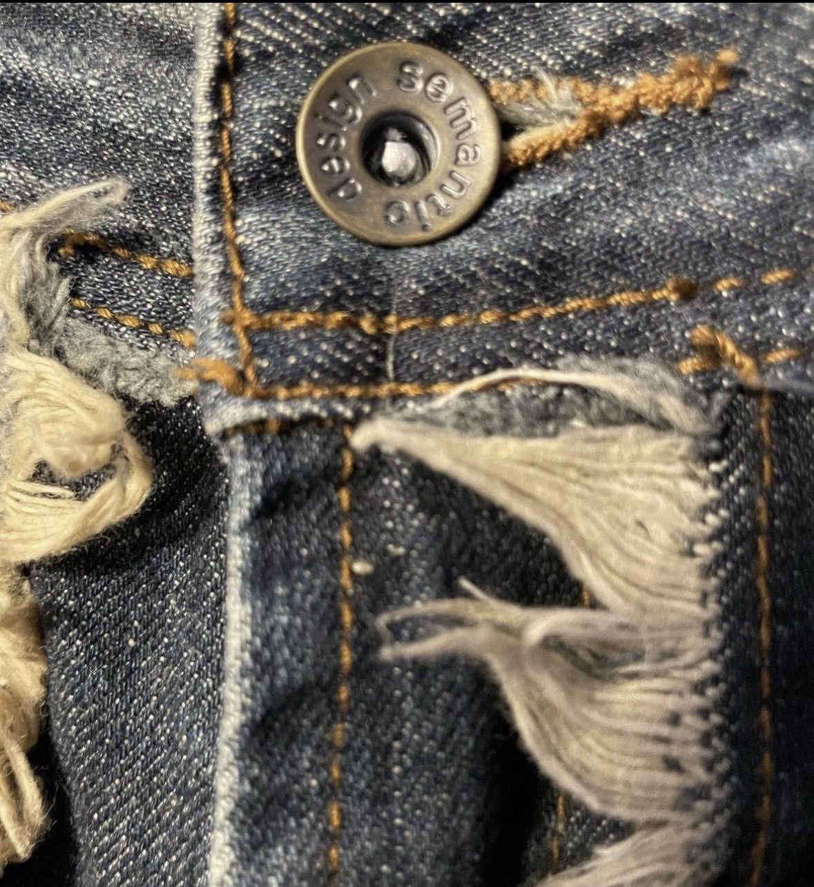 semanticdesign SEMANTIC DESIGN SNAKE SKIN DENIM JEANS Size US 30 / EU 46 - 4 Thumbnail