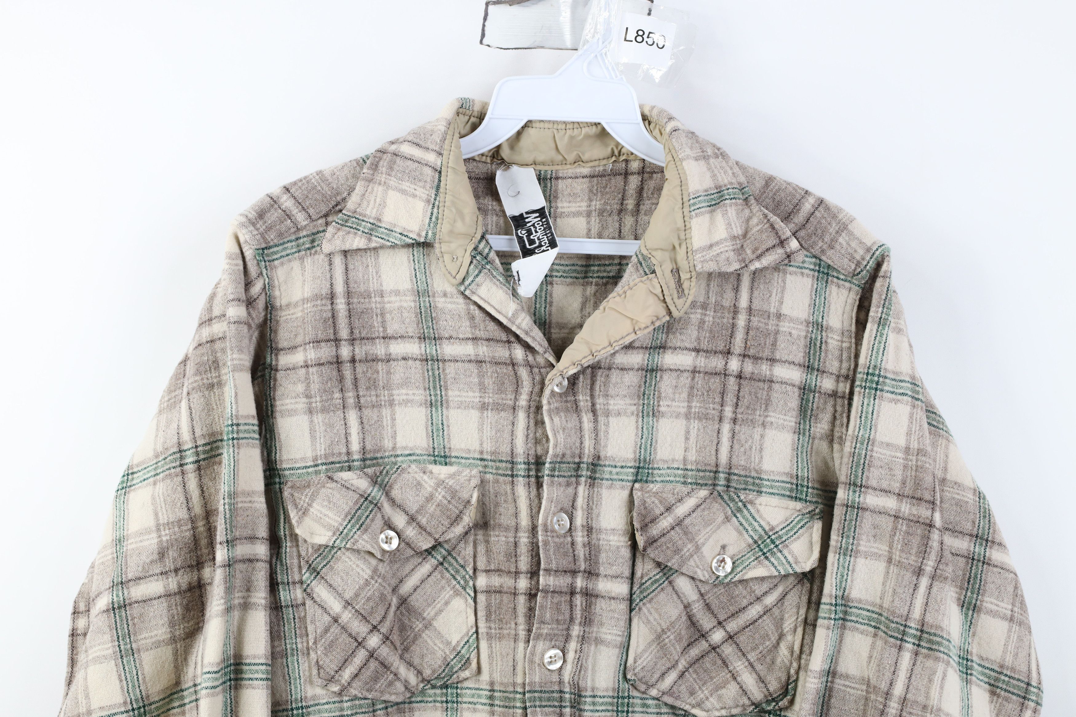 Woolrich Woolen Mills Vintage 70s Woolrich Double Pocket Collared Button Shirt USA Size US S / EU 44-46 / 1 - 2 Thumbnail