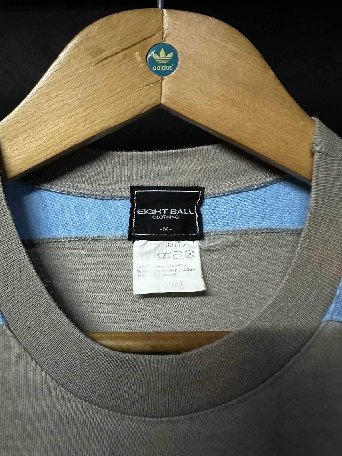 Girl Skateboards × Vintage Vintage 90s Eight Ball Clothing Skateboard Sun Faded Tee Size US M / EU 48-50 / 2 - 5 Thumbnail