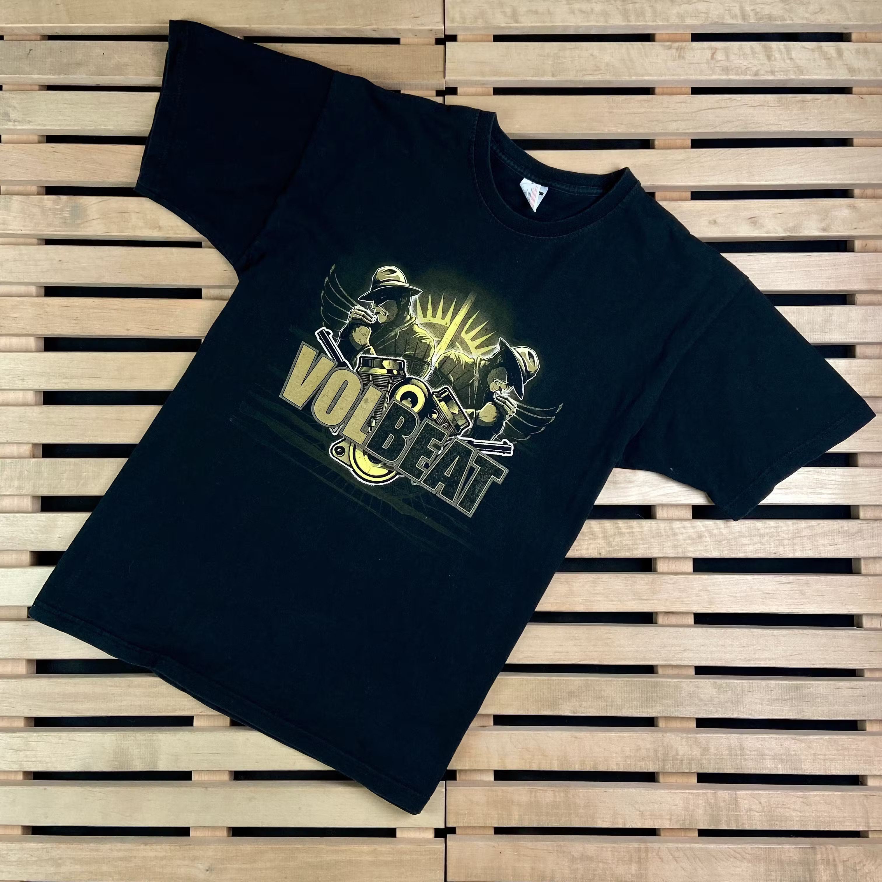 Band Tees × Vintage Mens Vintage T Shirt Volbeat 2008 Size L Size US L / EU 52-54 / 3 - 1 Thumbnail