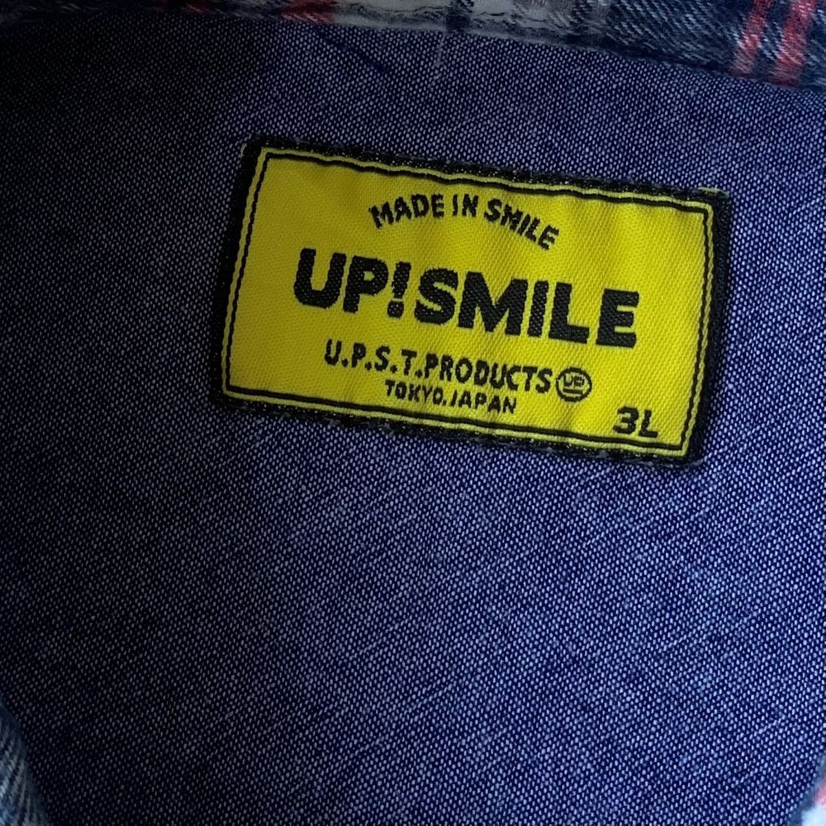 Japanese Brand Up!Smile Flannel Shirt Size US XL / EU 56 / 4 - 6 Thumbnail