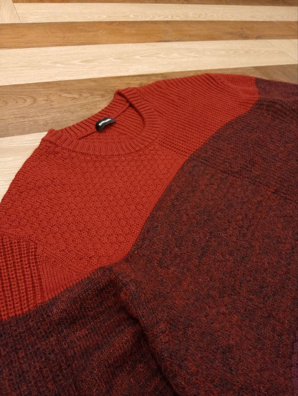 Diesel DIESEL ACRYLIC+WOOL+COTTON+MOHAIR KNITTED SWEATER Size US XXL / EU 58 / 5 - 7 Thumbnail