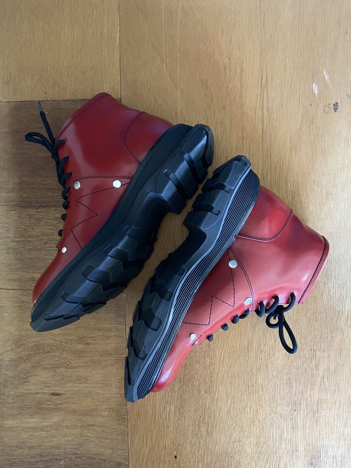 Alexander McQueen tread lace-up boots Size US 9 / IT 39 - 3 Thumbnail