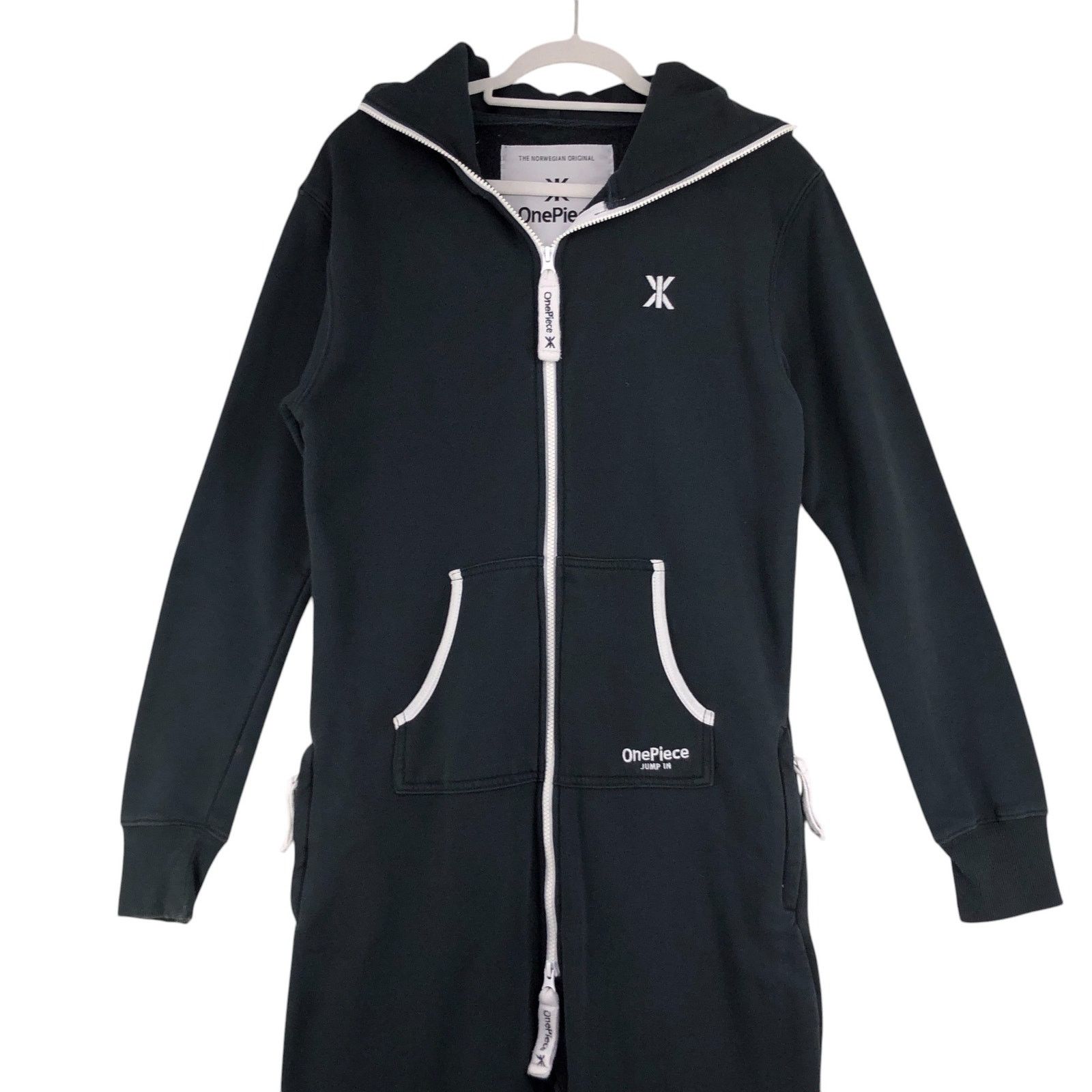 One Piece OnePiece Mens Size S Jumpsuit Jump In The Norwegian Black Size US 34 / EU 50 - 2 Thumbnail