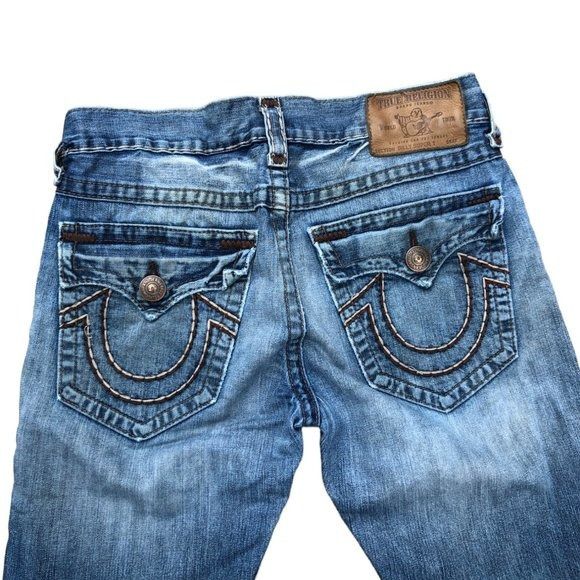 Vintage True Religion Jeans Size 32 BILLY SUPER T Blue