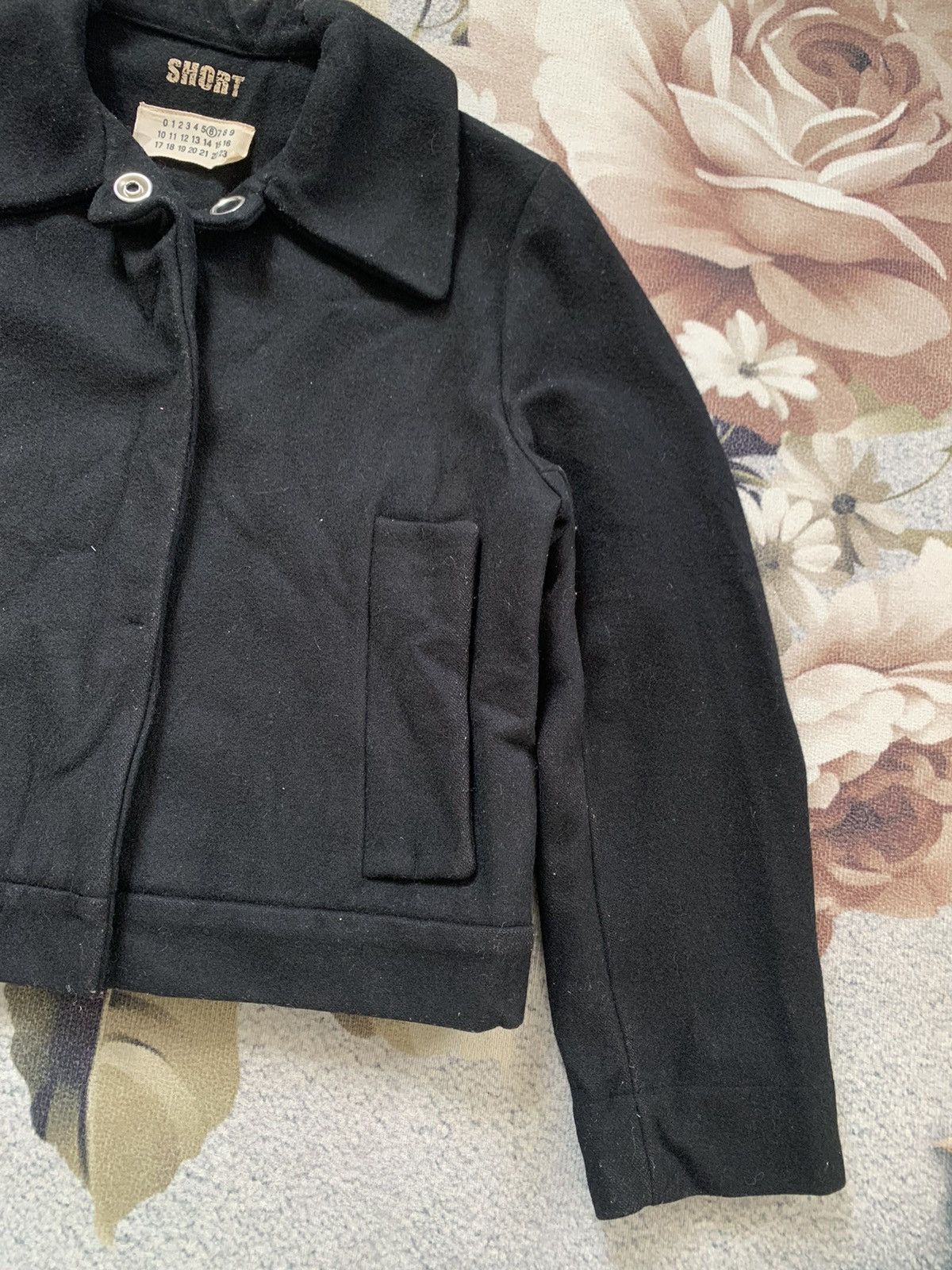 Maison Margiela MM6 Maison Margiela Short Blend Wool Jacket Size S / US 4 / IT 40 - 4 Thumbnail