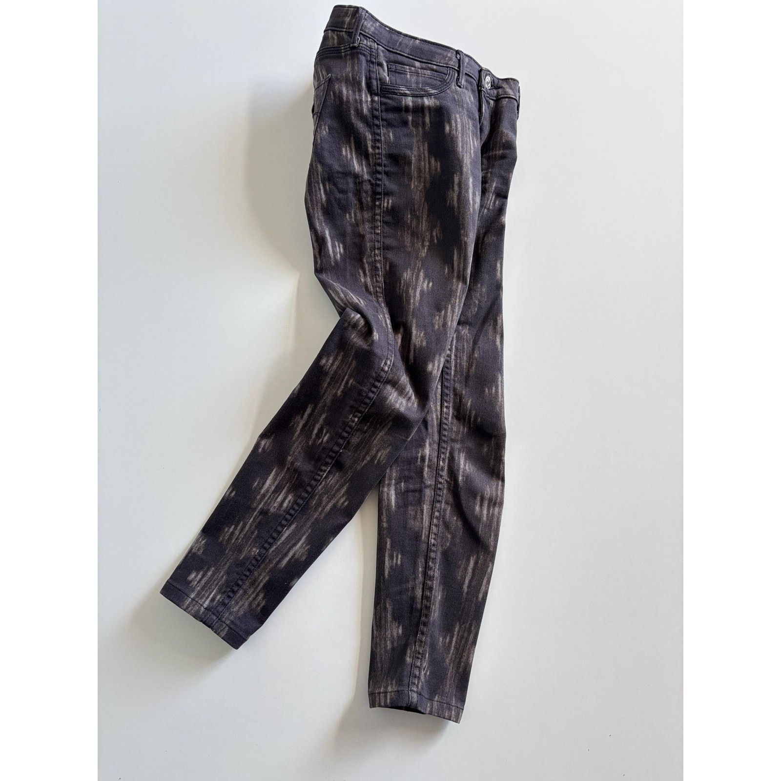 Levi's Levi's Reversible Jeans Ikat Print Solid Grey Archive Rare Size US 27 - 2 Thumbnail