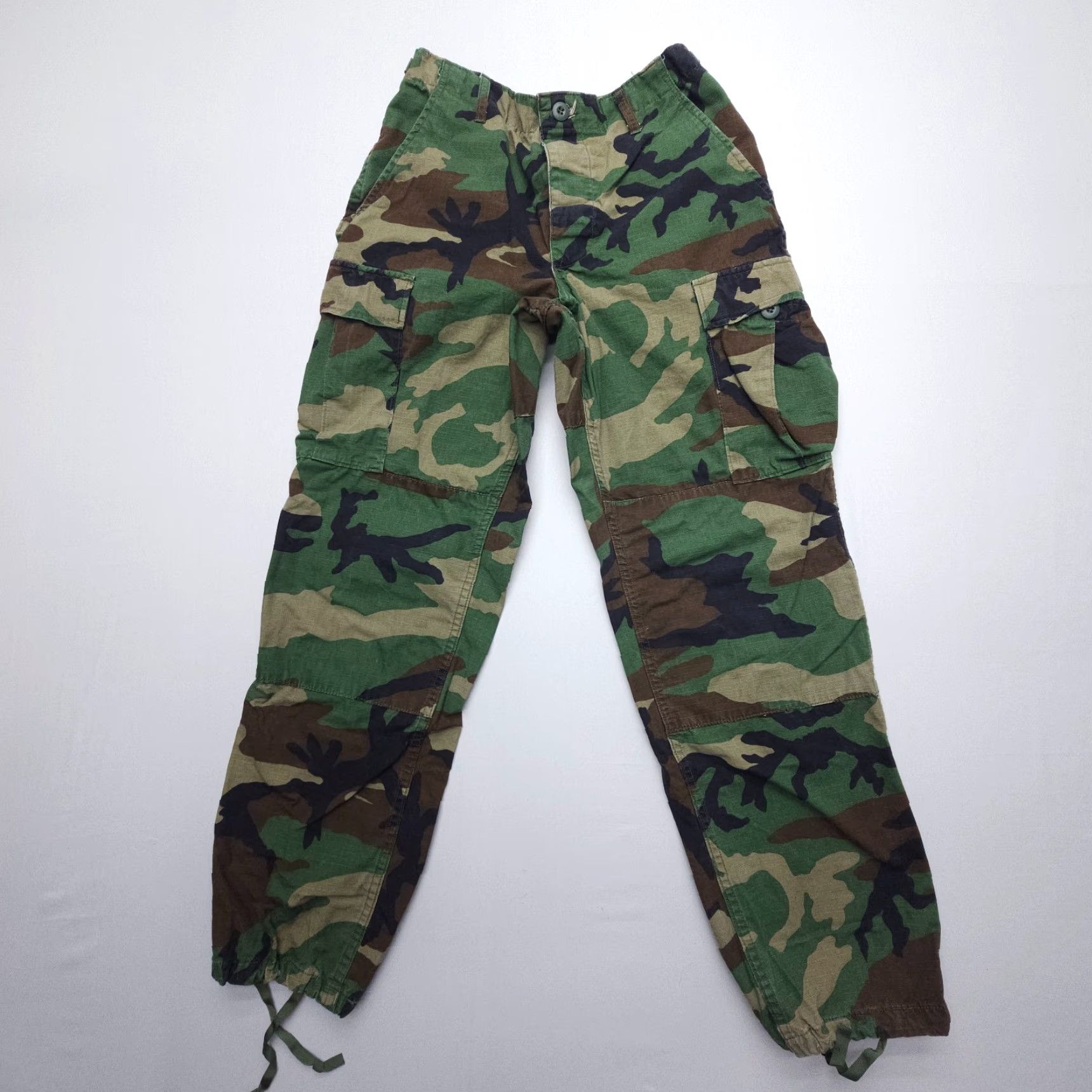 Propper PROPPER Cargo Pants Pants Cargo Adult Small Green Camo Cargo Combat Work Jeans Cotton Canvas Military Green Army Pocket Straight Regular Men Size US 29 - 2 Thumbnail