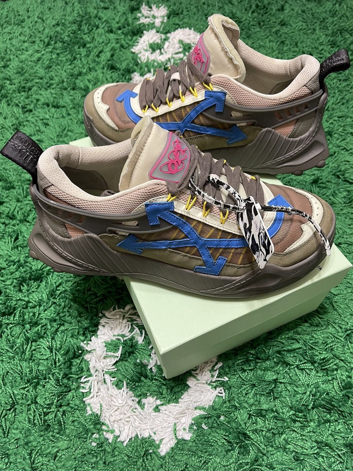 image of Off White Offwhite Odysseys Shoes in Brown, Men's (Size 11)