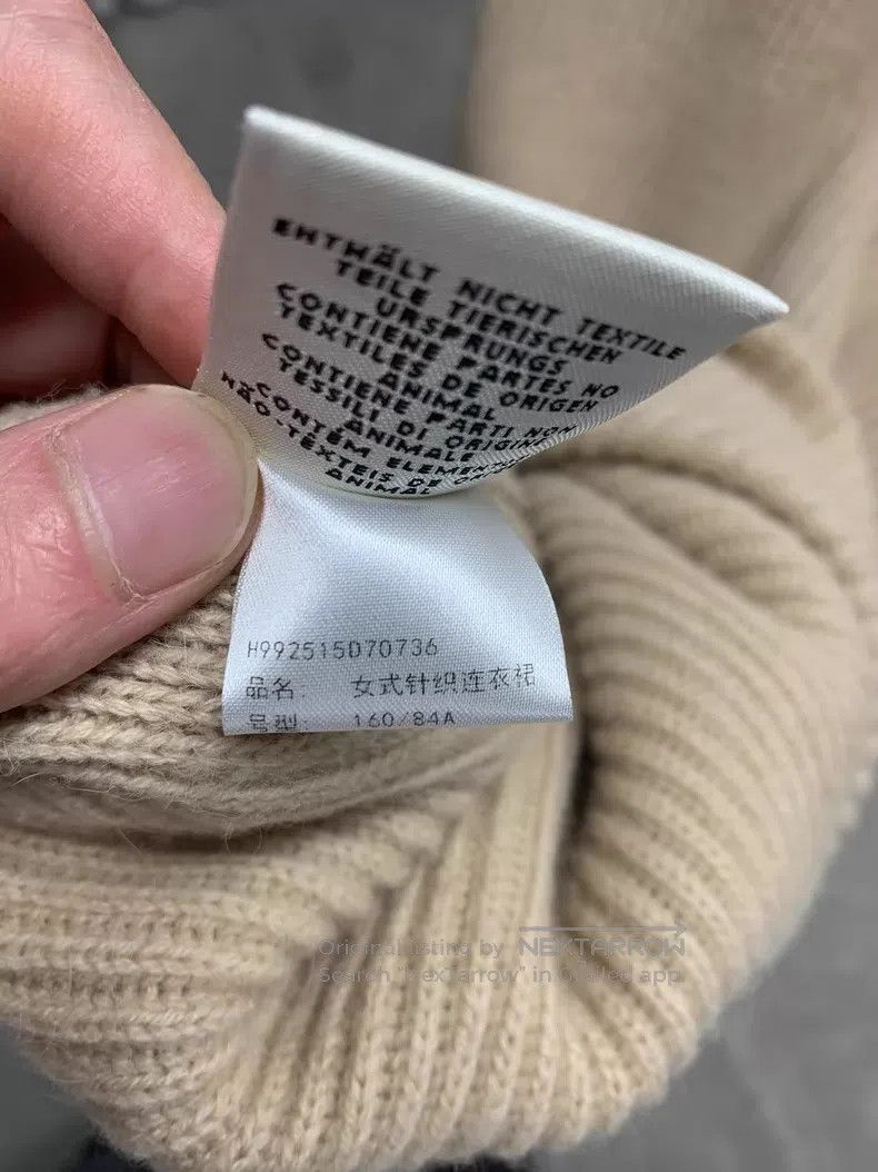 Hermes Hermes Camel Hair Side Button Knit Dress Size XS / US 0-2 / IT 36-38 - 4 Thumbnail