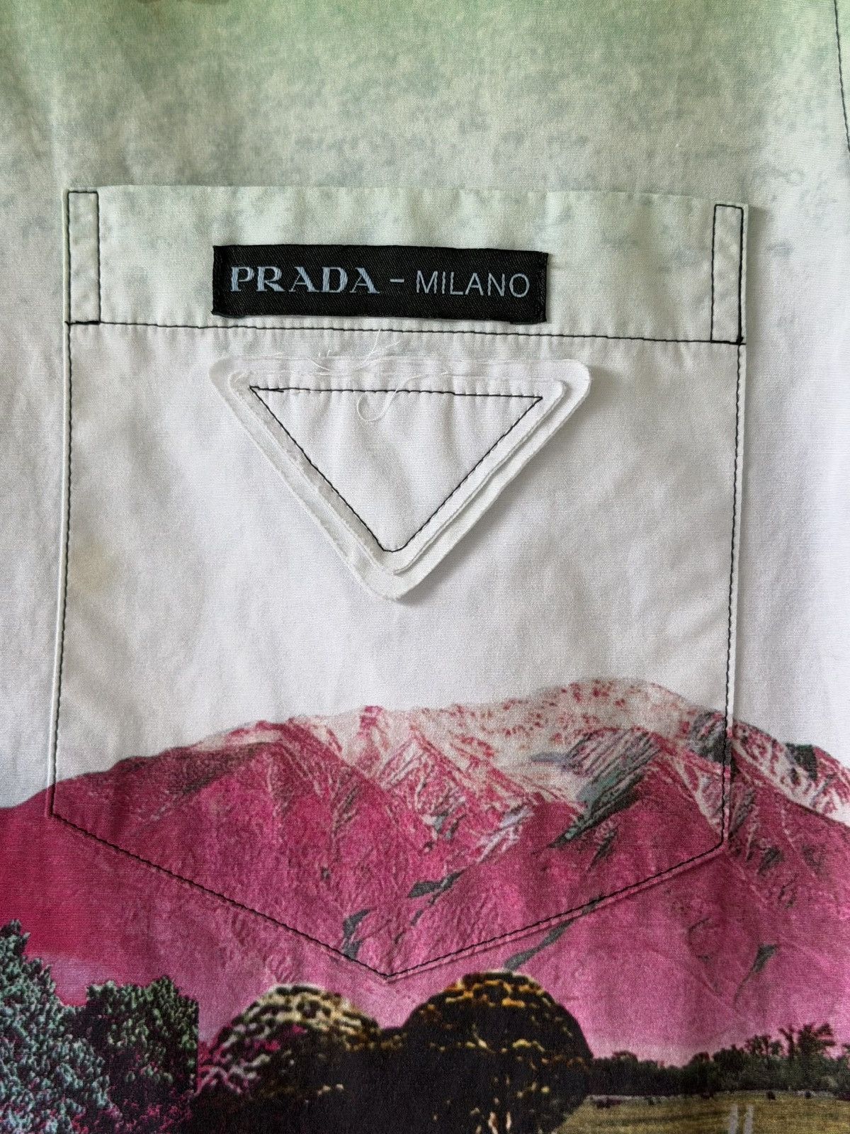 Prada Prada Shirt Panorama Motif Graphic Print James Jean S/S 2018 Size US M / EU 48-50 / 2 - 5 Thumbnail