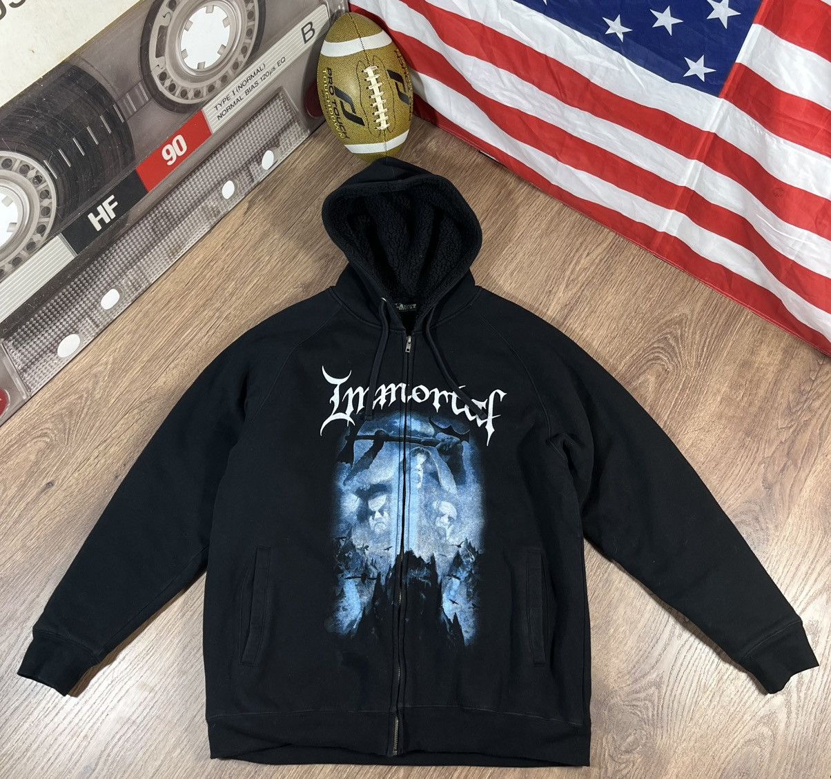 Band Tees Vintage Immortal Band Zip Hoodie Metal Size US L / EU 52-54 / 3 - 1 Thumbnail
