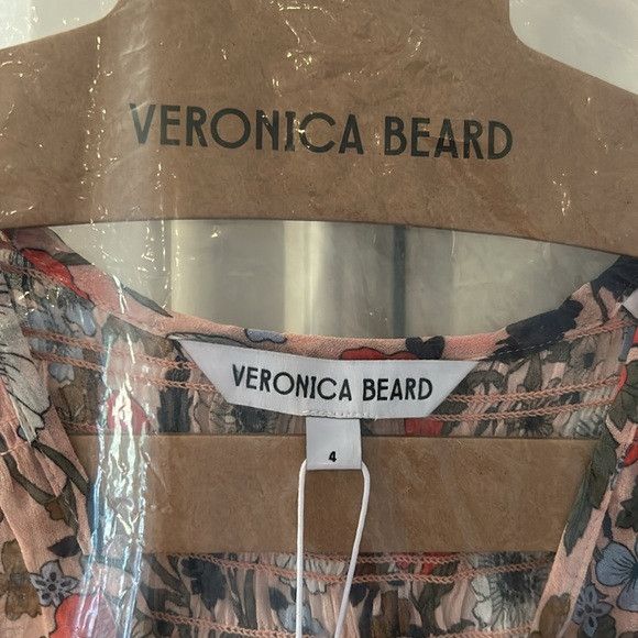 Veronica Beard NEW VERONICA BEARD neha floral top line coral floral small Size S / US 4 / IT 40 - 5 Thumbnail
