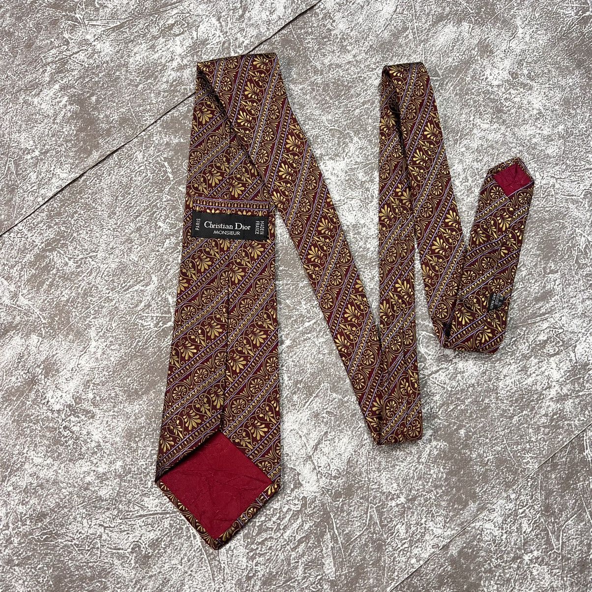 Christian Dior Monsieur × Dior Christian Dior Monsieur Vintage Paisley Abstract Printed Tie Size ONE SIZE - 3 Thumbnail
