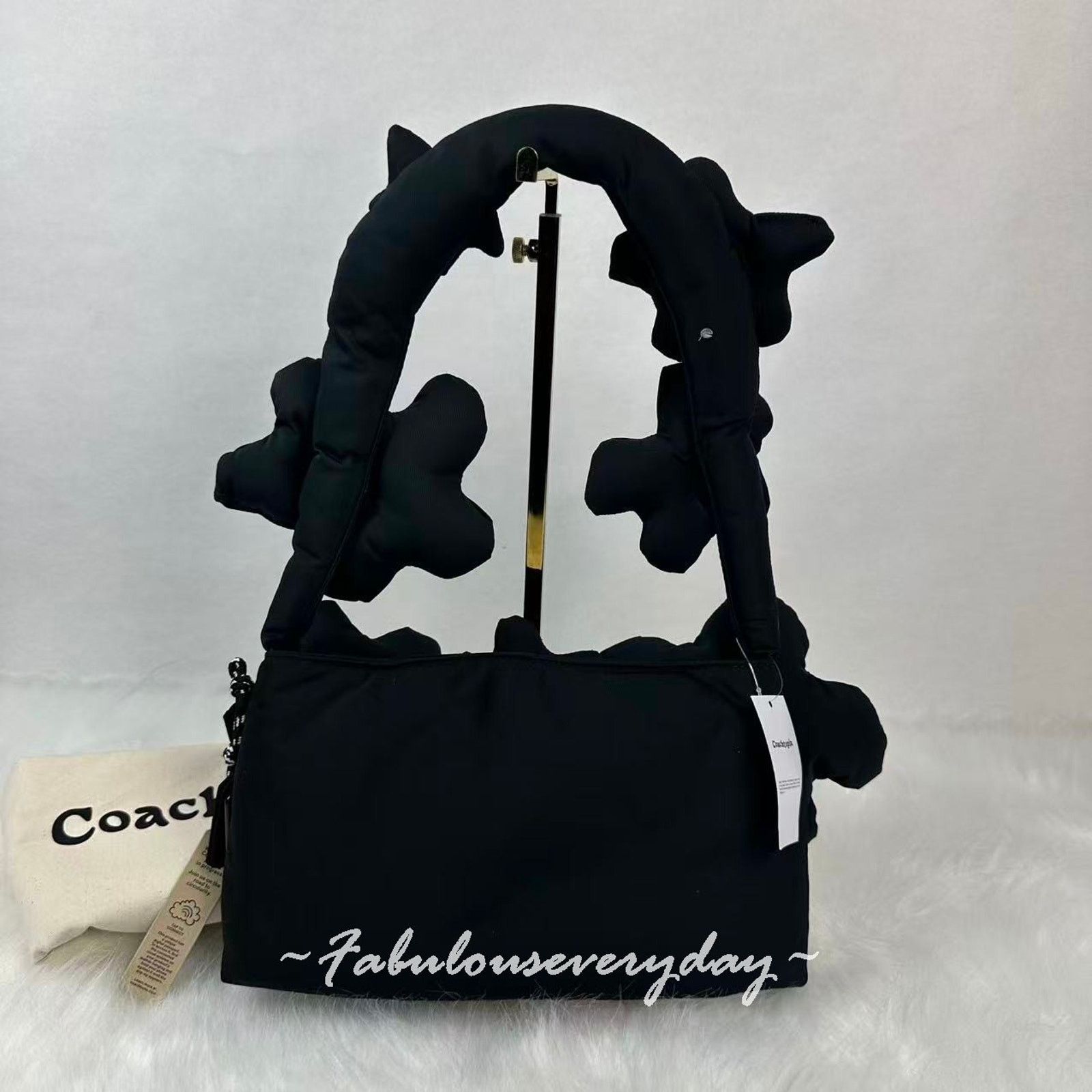 Coach Coachtopia Loop Shoulder Recycled Polyester Floral Appliqué Size ONE SIZE - 4 Thumbnail