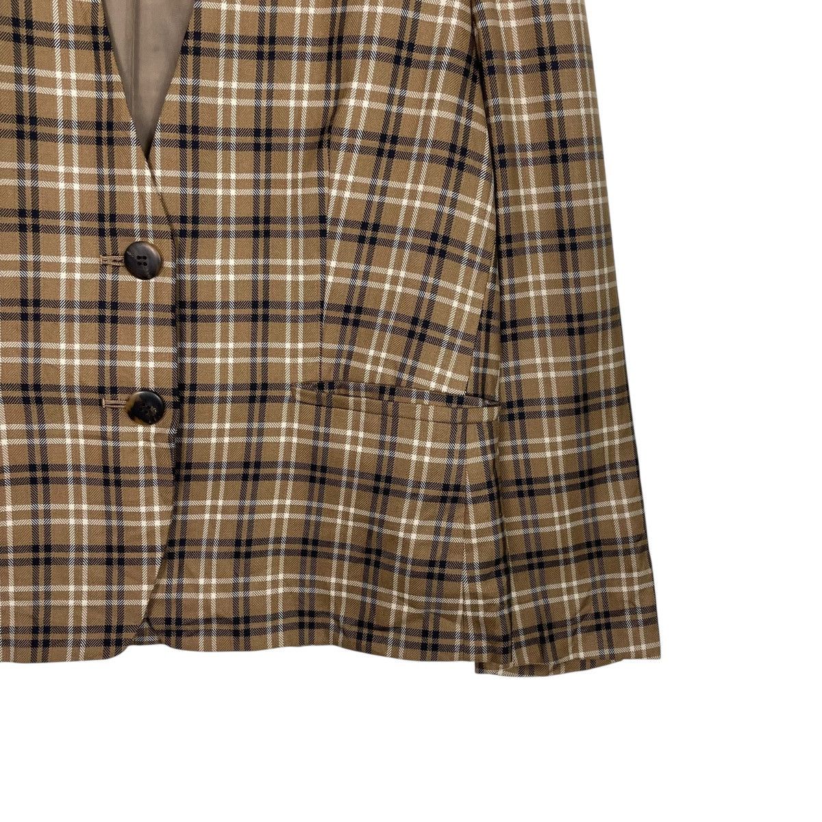 Aquascutum Aquascutum Tartan Crop Jacket Size M / US 6-8 / IT 42-44 - 4 Thumbnail