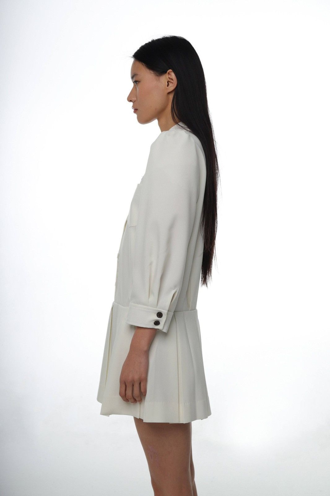 Sandy Liang Sandy Liang Off-White Somm Minidress NWT Size XS / US 0-2 / IT 36-38 - 5 Thumbnail