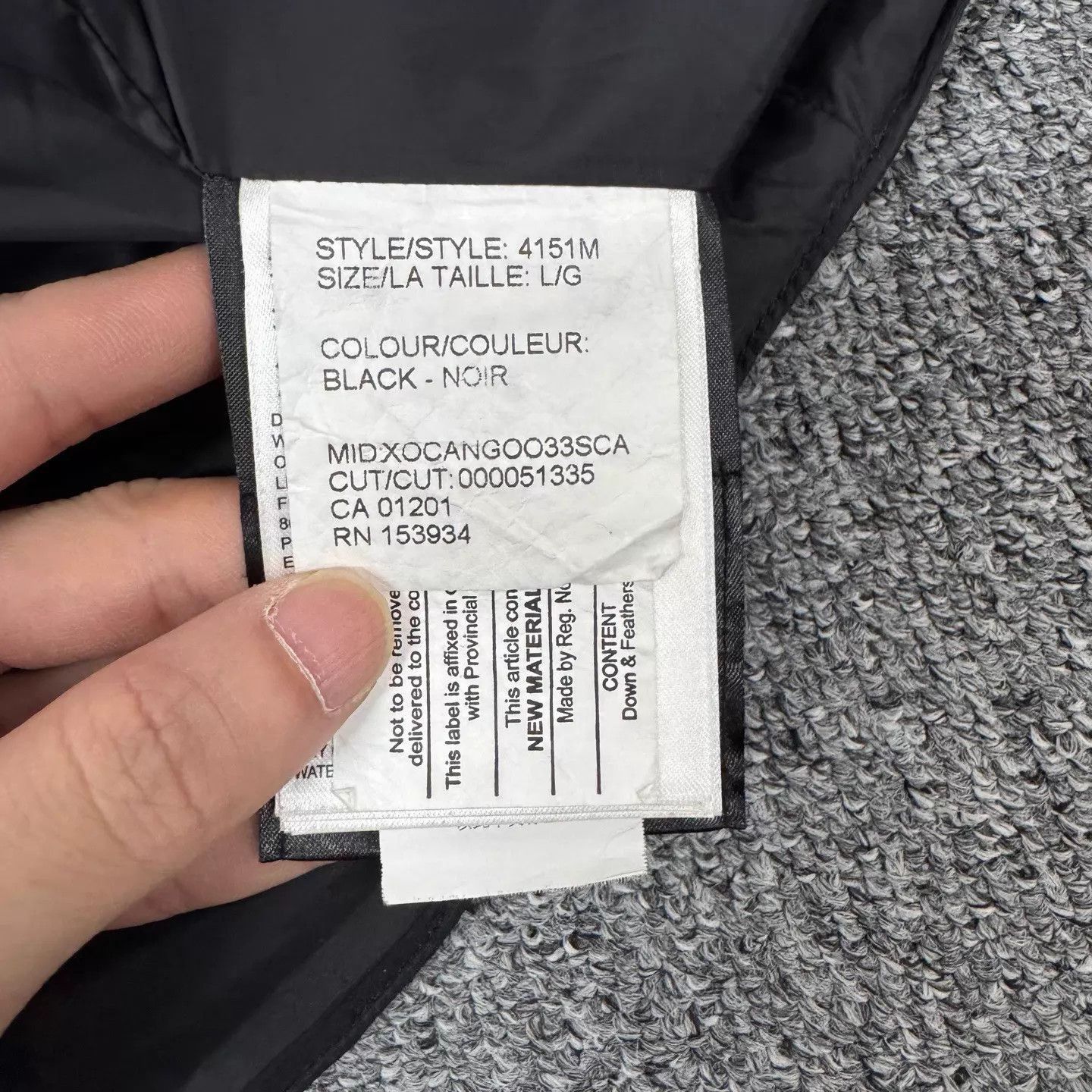 Canada Goose Black Puffer Vest with Button Closure - Size L Size US XXS / EU 40 - 6 Thumbnail