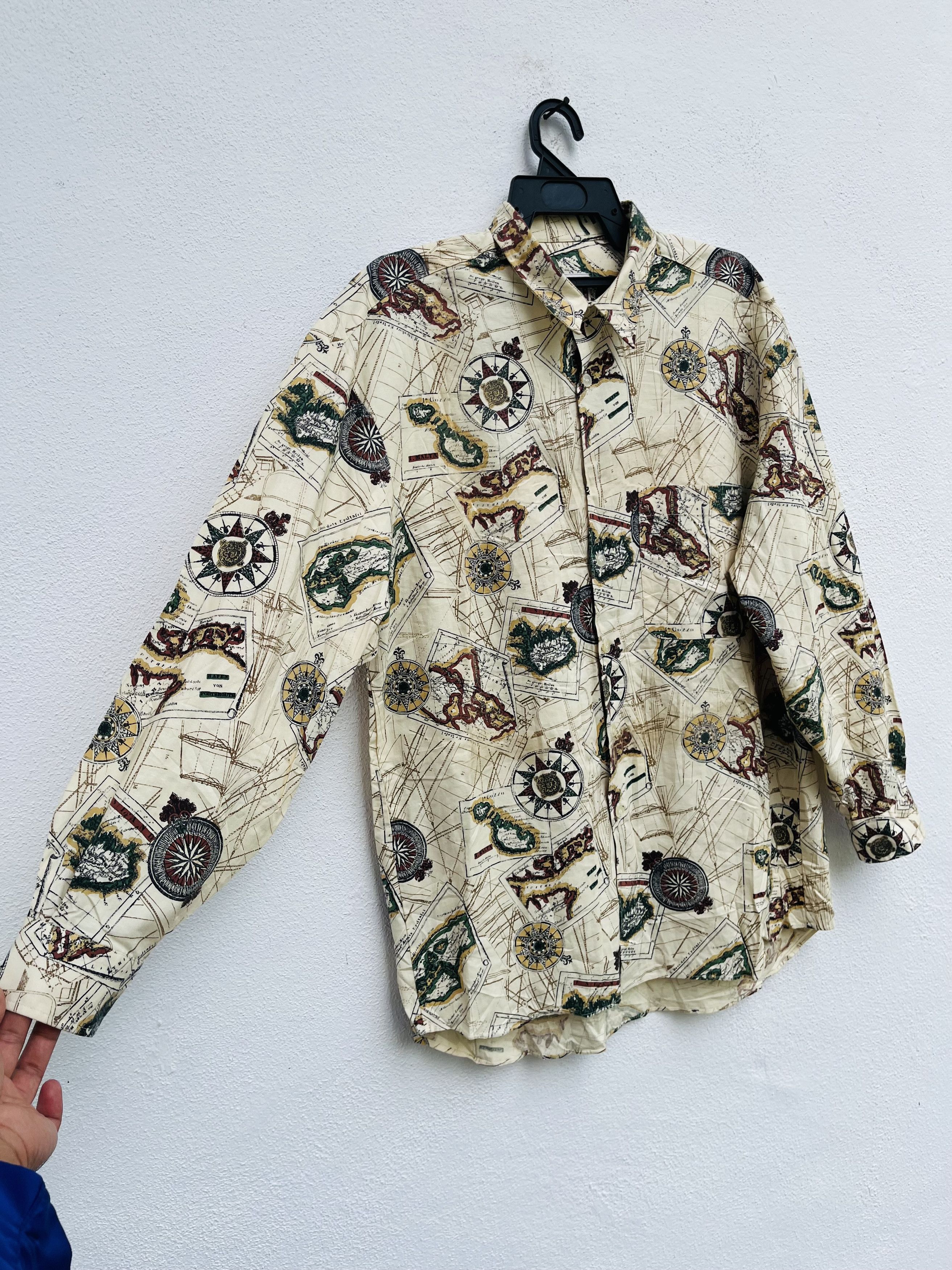 Japanese Brand × Vintage Vintage Classic JHA Map Hip Hop Fashion Style Size US XL / EU 56 / 4 - 4 Thumbnail