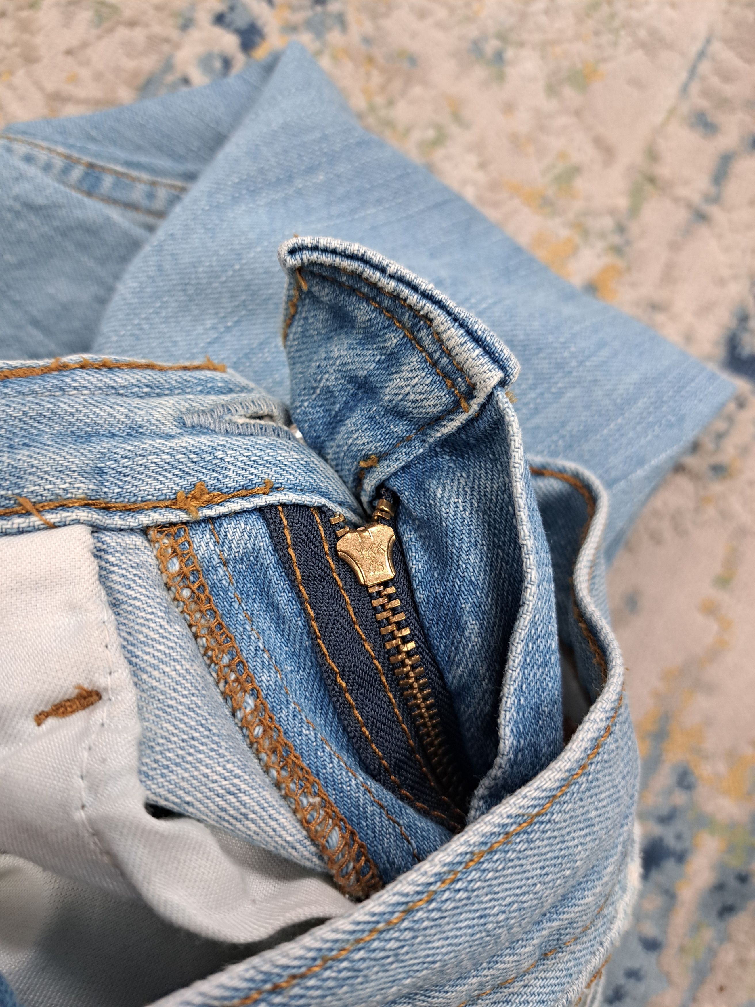 Levi's Vintage 00s Levis 751 Baby Blue Baggy Jeans Relaxed Denim Size US 32 / EU 48 - 12 Thumbnail