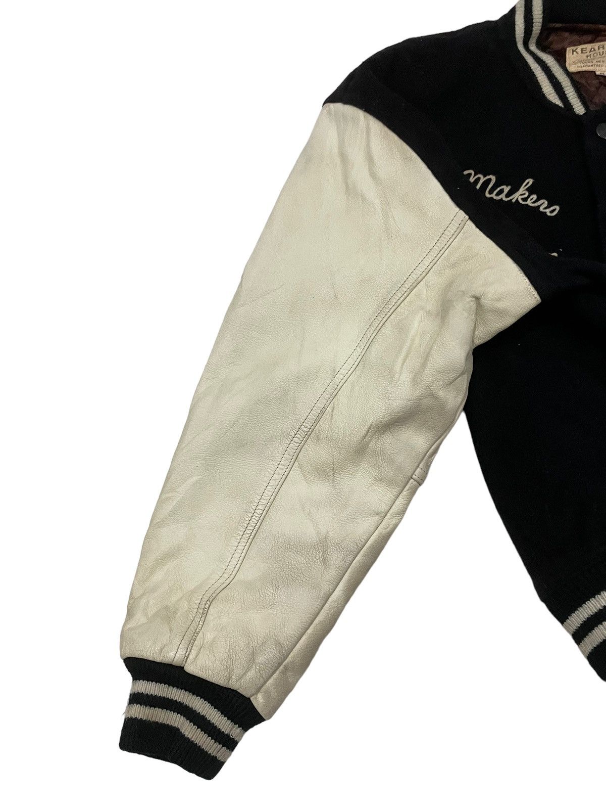 Japanese Brand Kearny House Full Patches Leather Sleeve Varsity Jacket Size US M / EU 48-50 / 2 - 5 Thumbnail