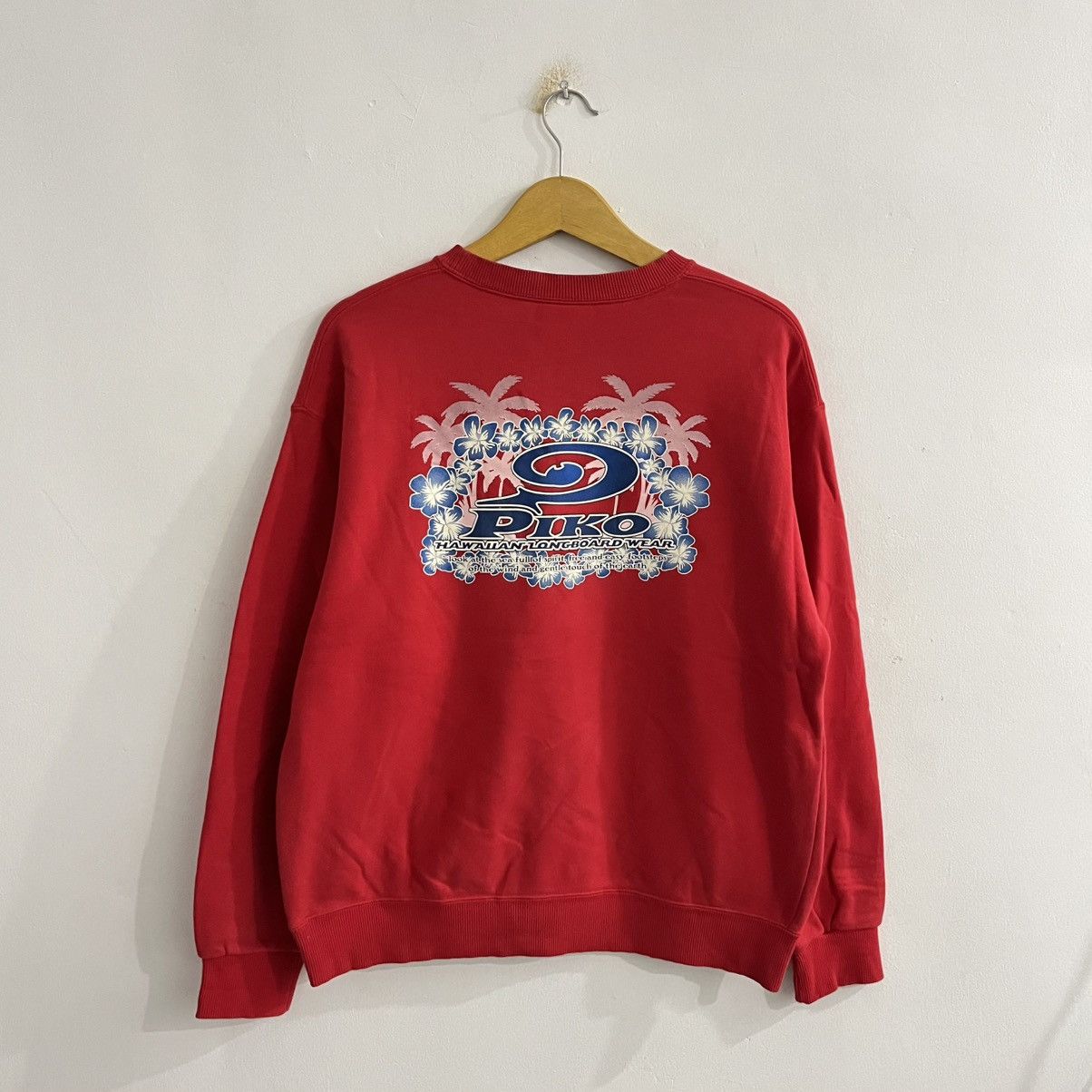 Other Piko Hawaian Red Sweatshirt Size US L / EU 52-54 / 3 - 7 Thumbnail